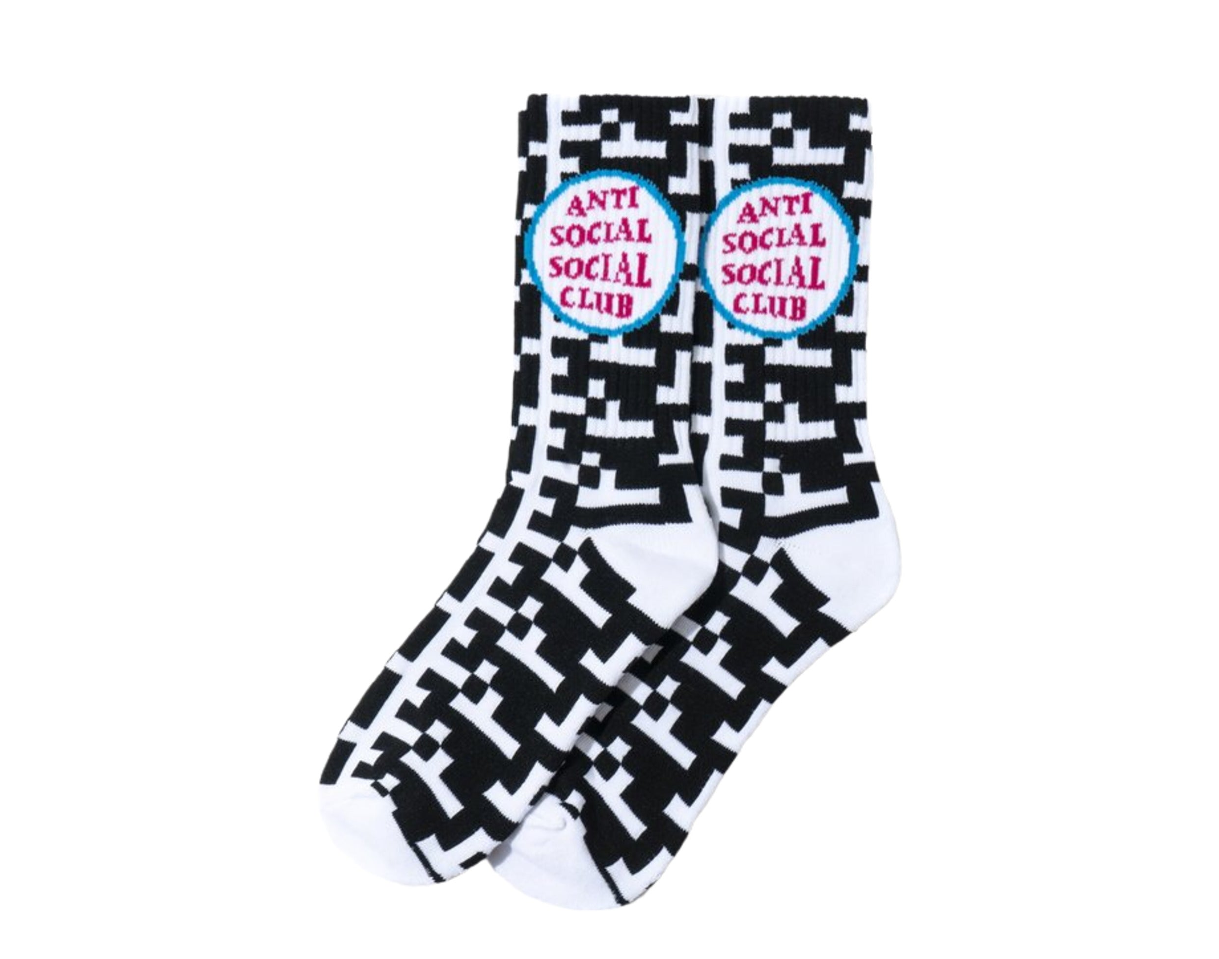 Anti Social Social Club Static Black Socks