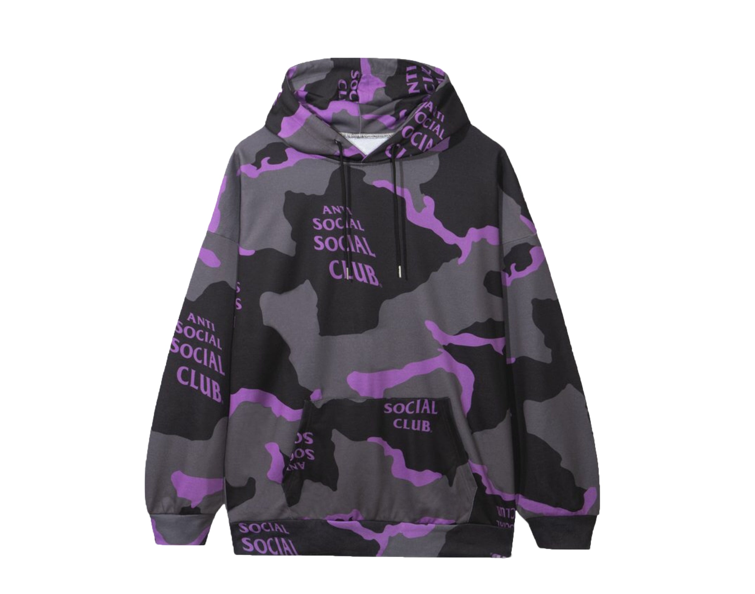 Anti Social Social Club Cotton Candy Black Camo Hoodie