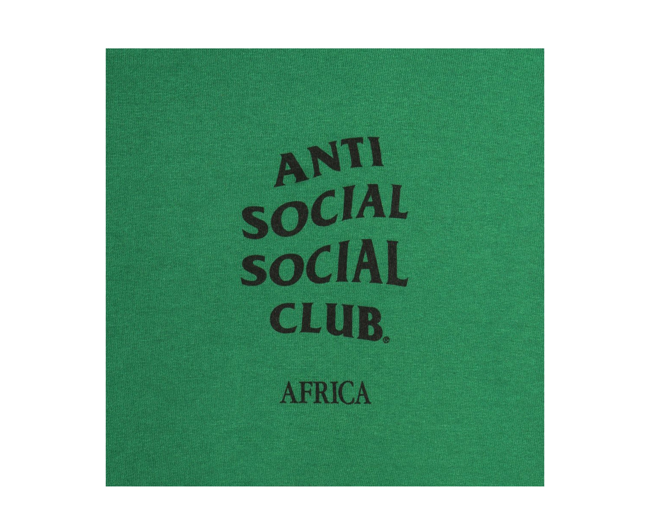 Anti Social Social Club Africa Green Hoodie