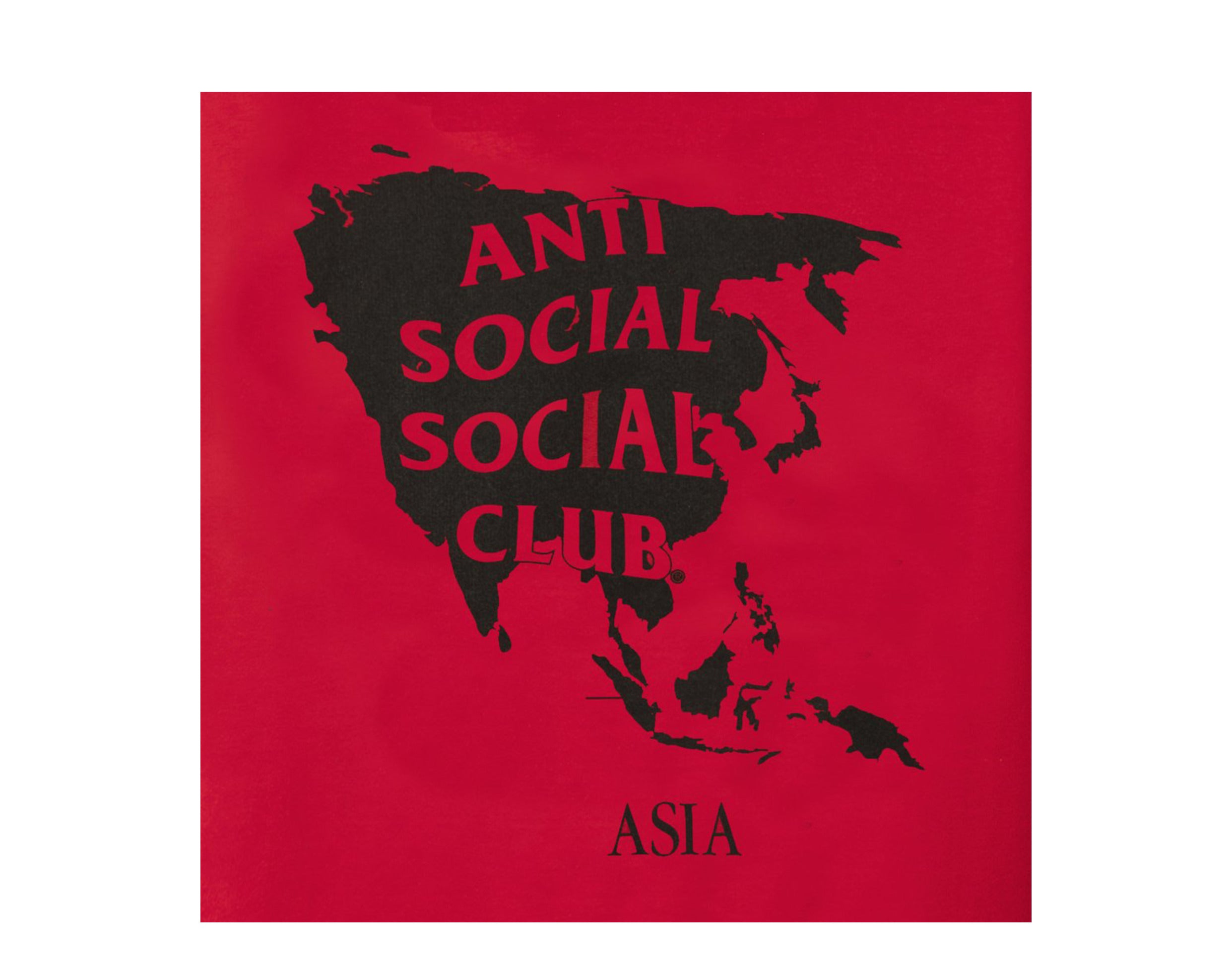 Anti Social Social Club Asia Red Hoodie