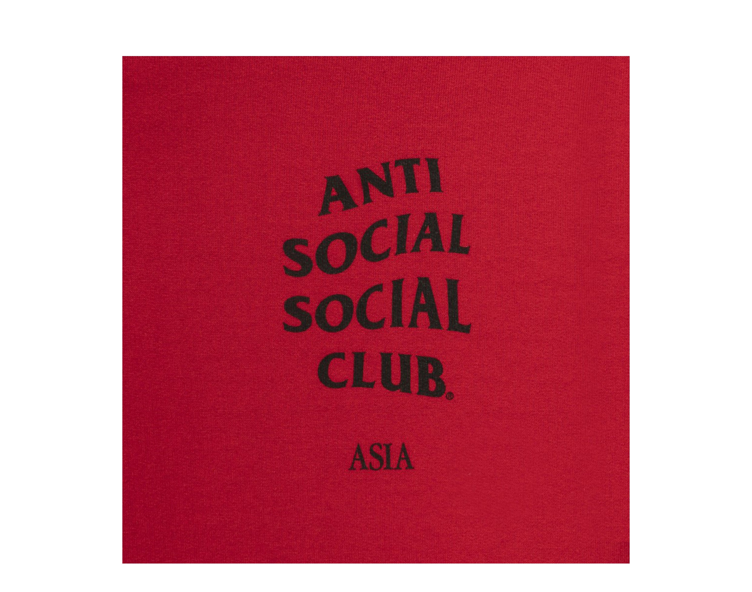 Anti Social Social Club Asia Red Hoodie