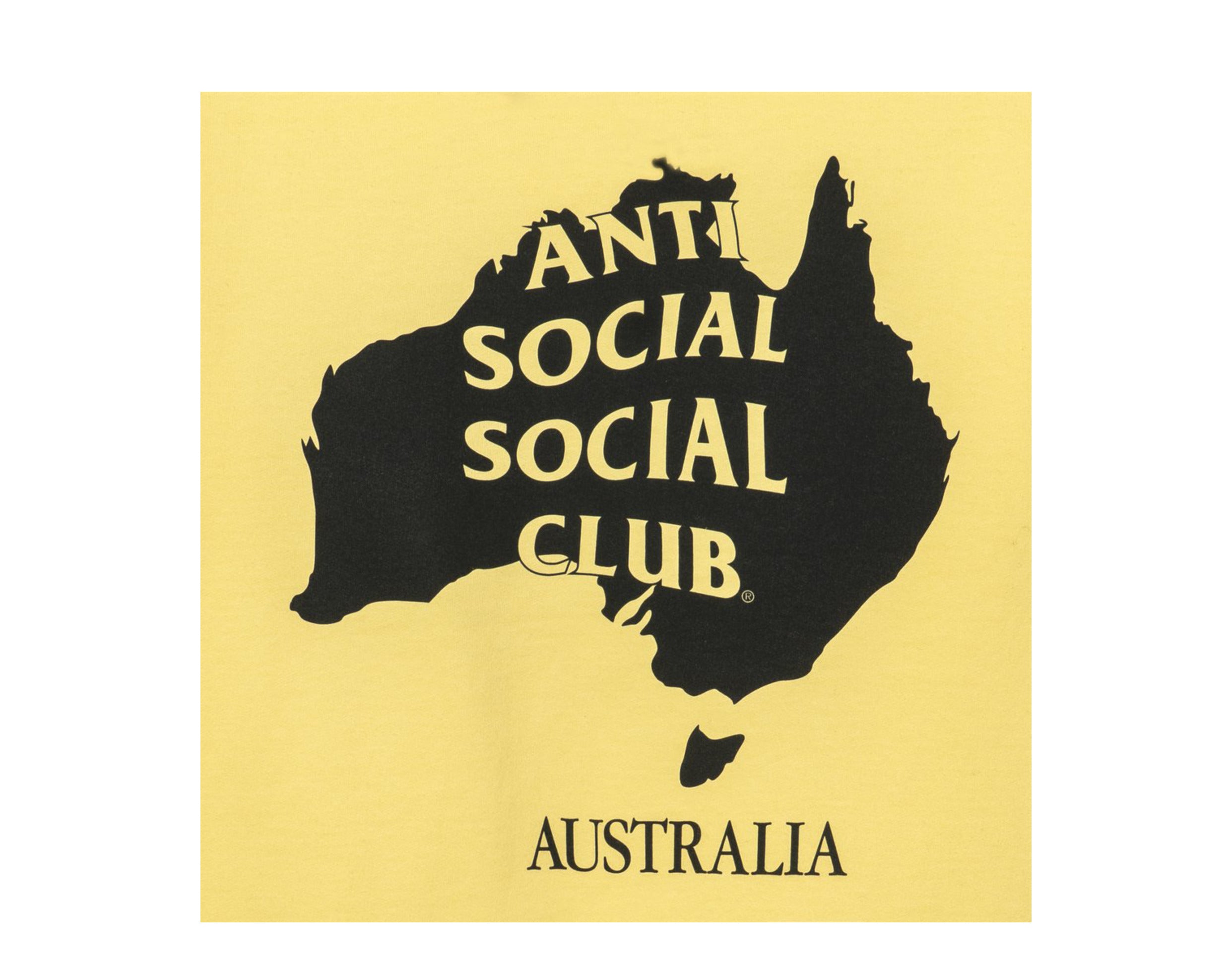 Anti Social Social Club Australia Yellow Hoodie