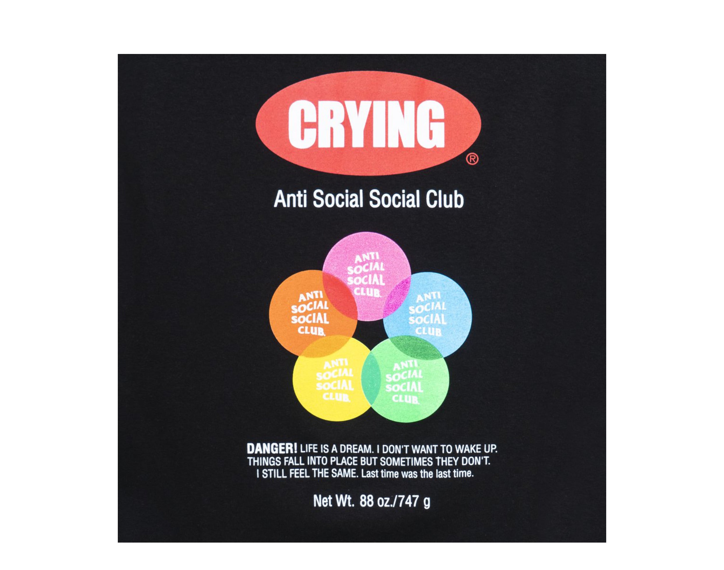 Anti Social Social Club Toy With Me Black Tee