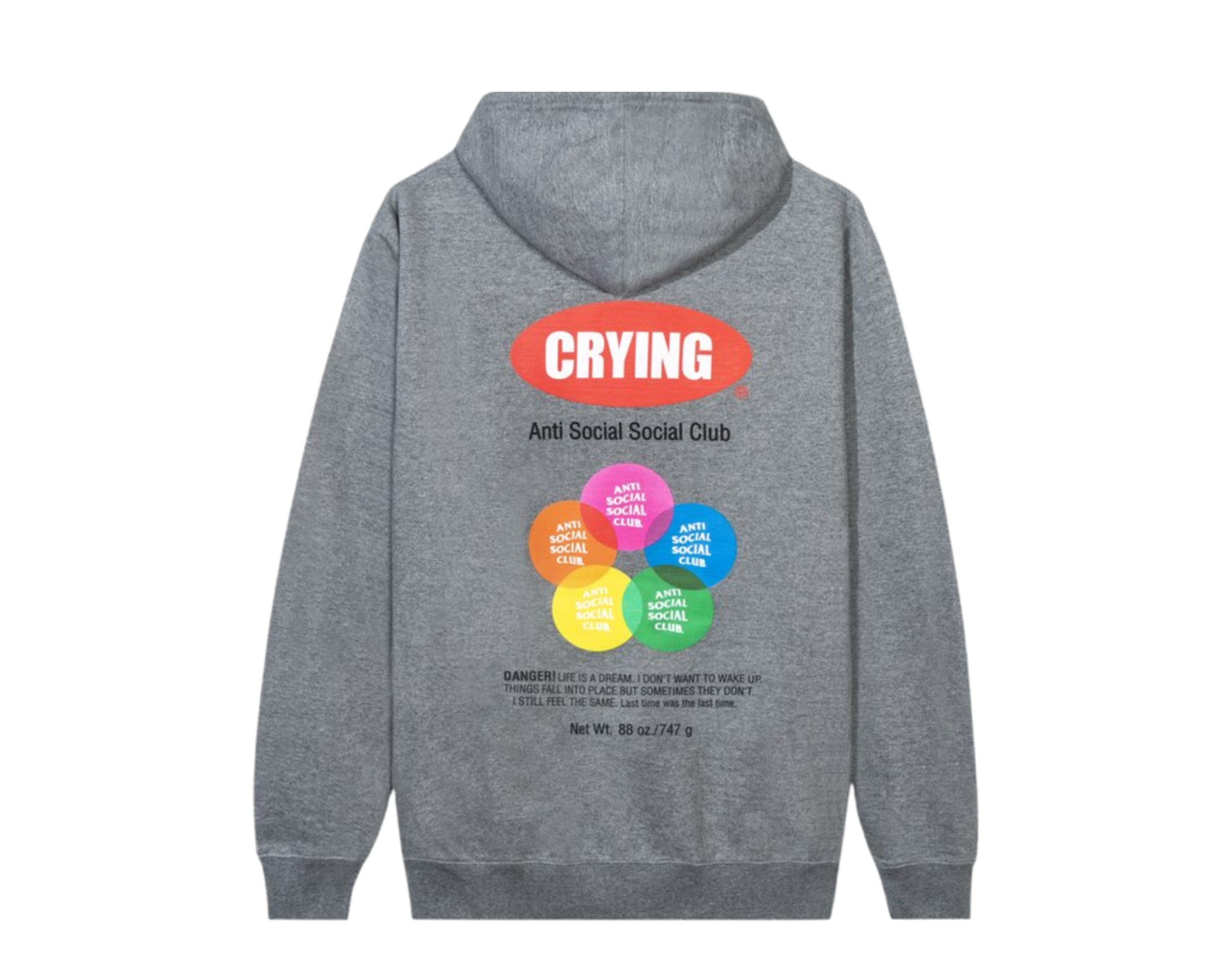 Anti Social Social Club Toy With Me Grey Hoodie