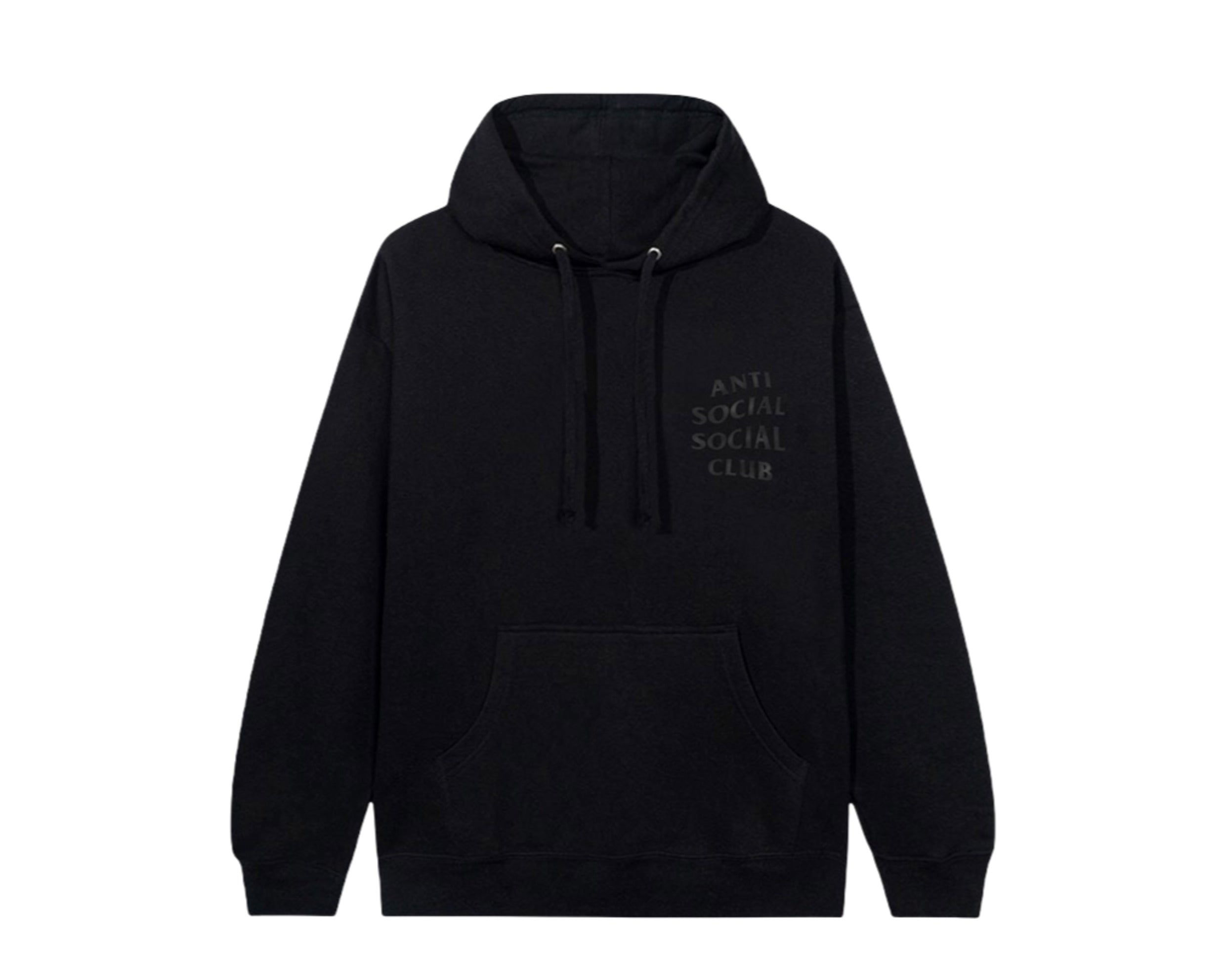 Anti Social Social Club In Hell O Rose Black Hoodie