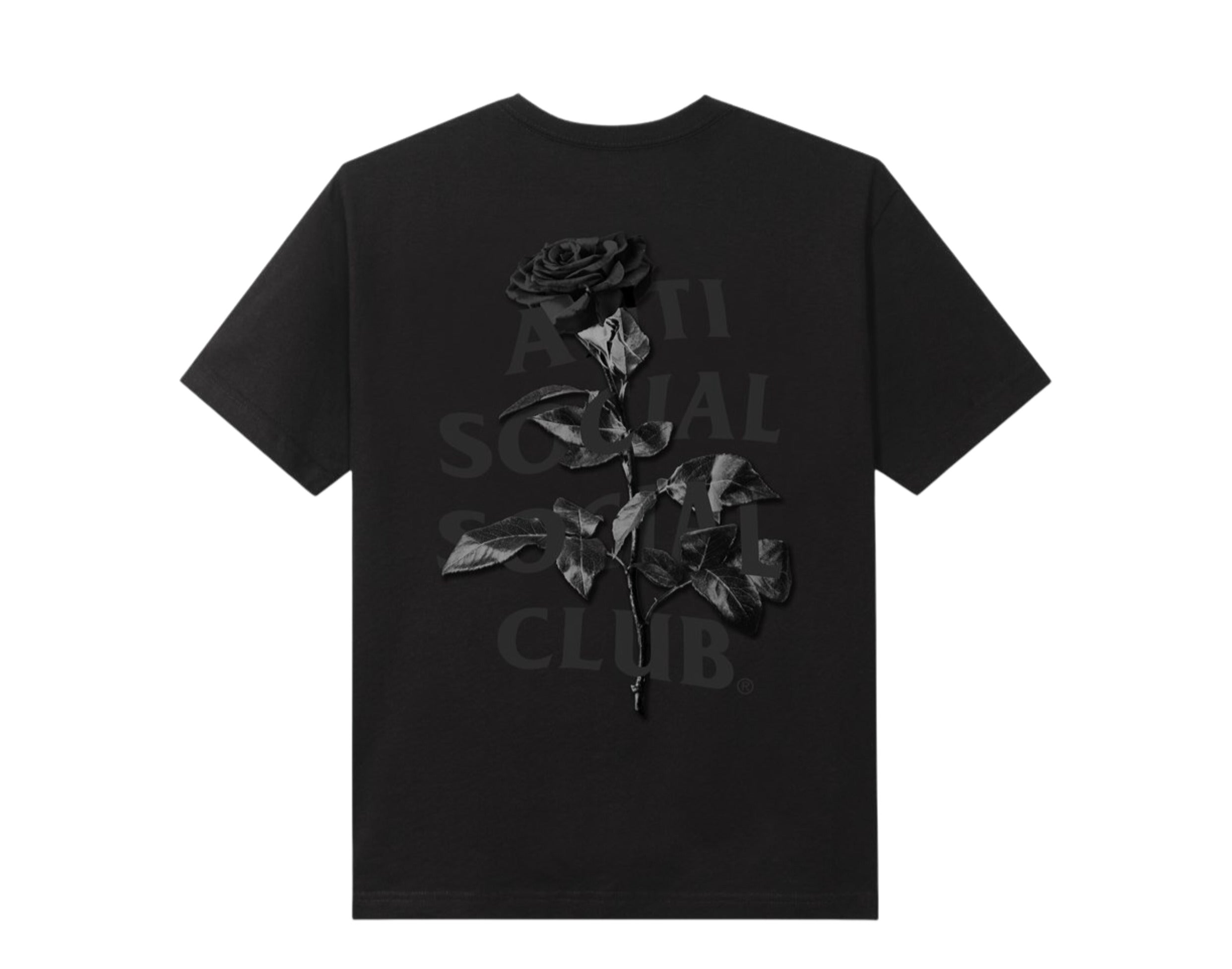 Anti Social Social Club Hell O Rose Black Tee