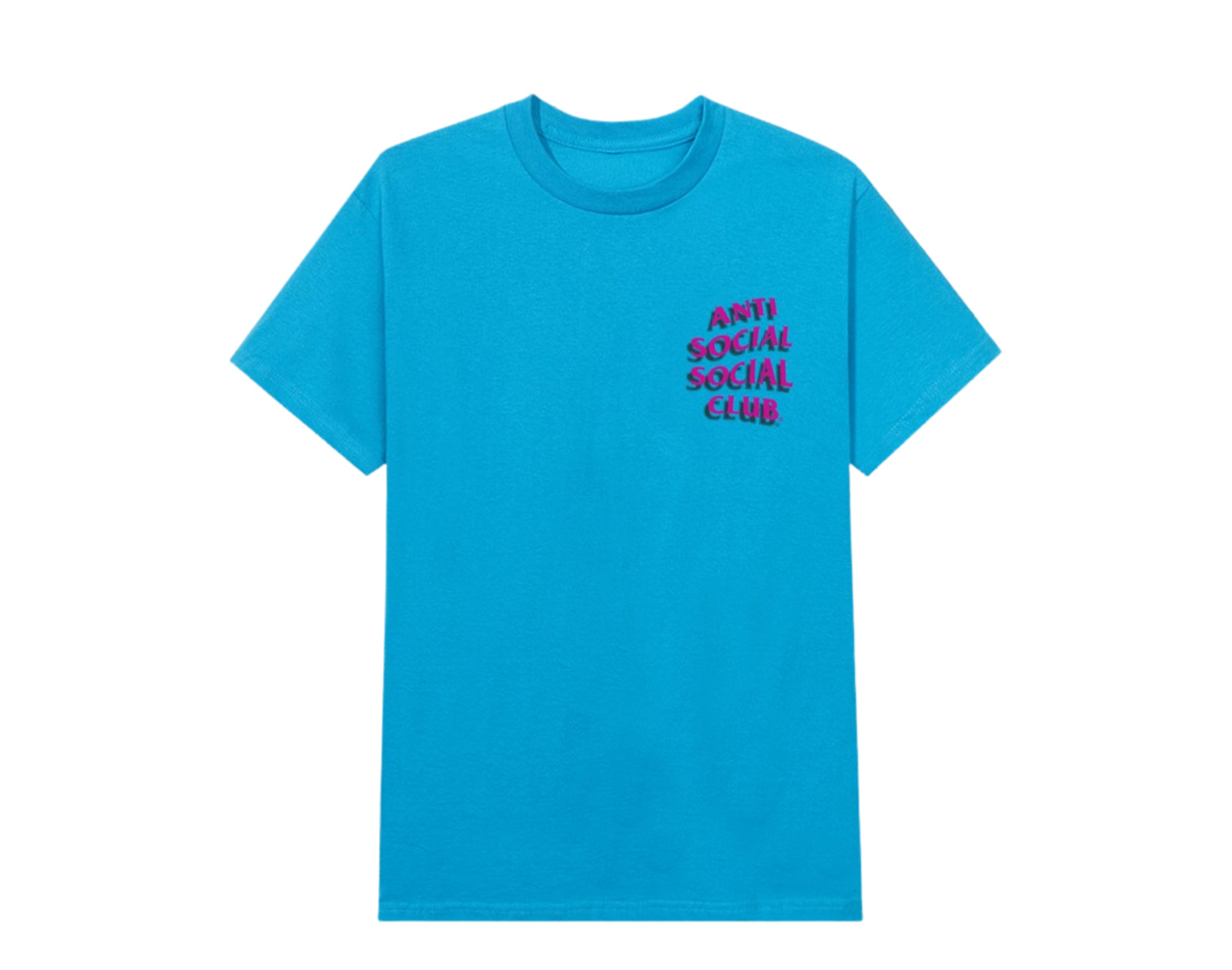 Blue anti social social club clearance shirt