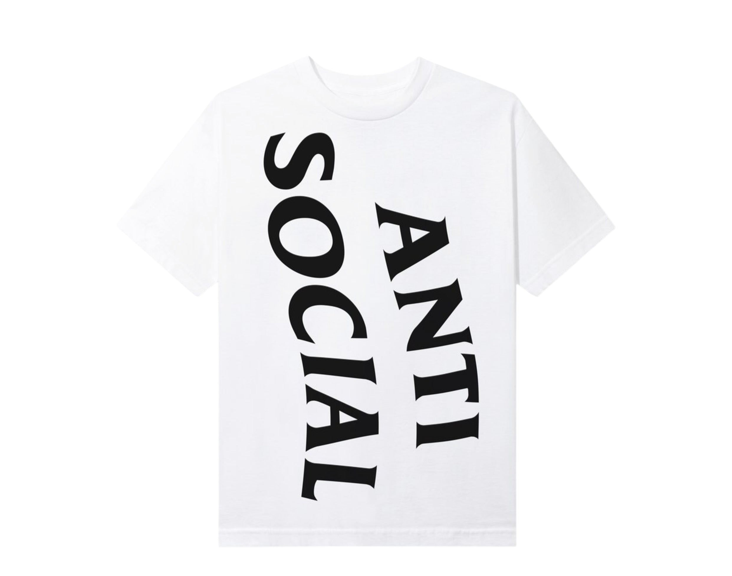 Anti Social Social Club Vertical Horizon White Tee