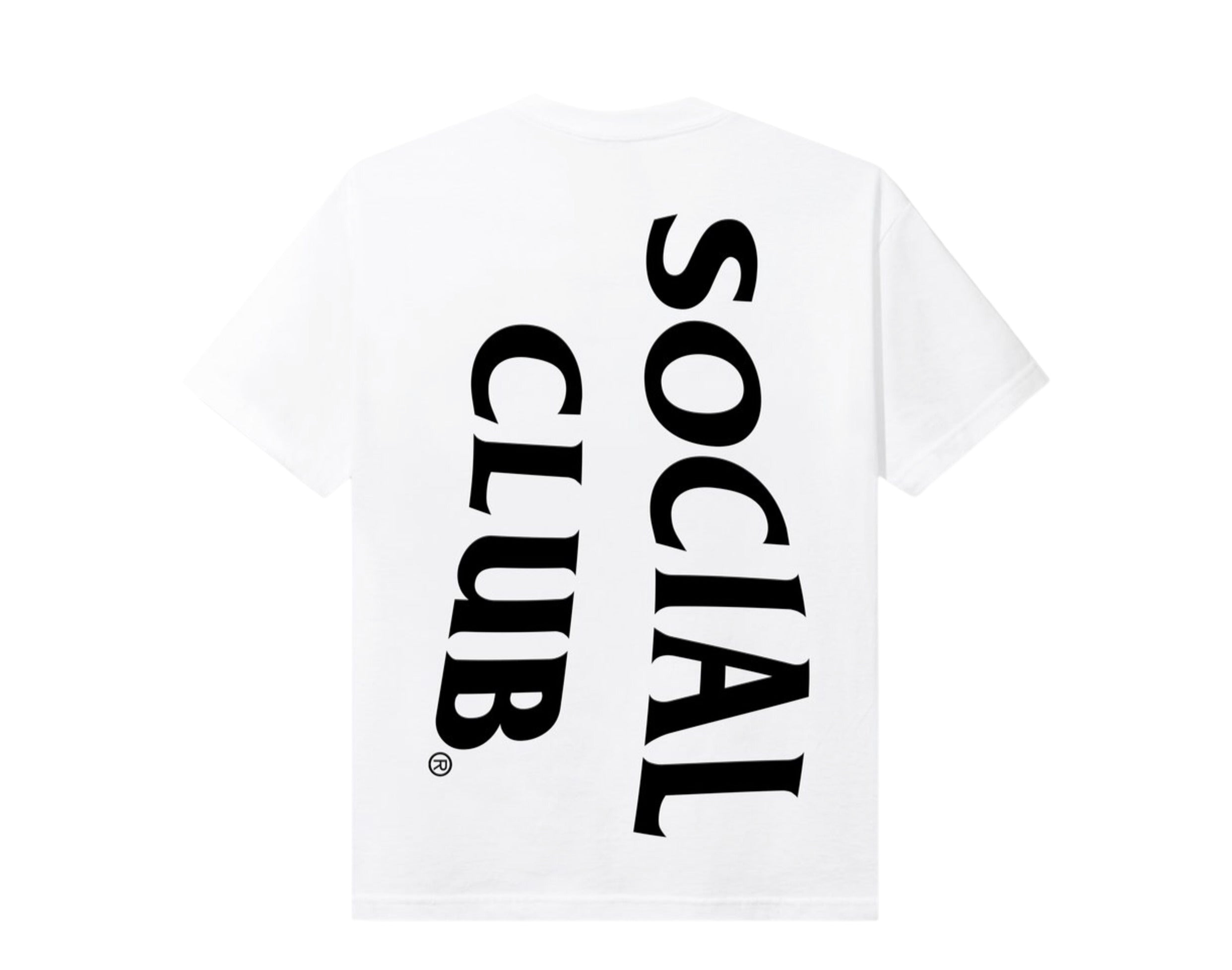 Anti Social Social Club Vertical Horizon White Tee