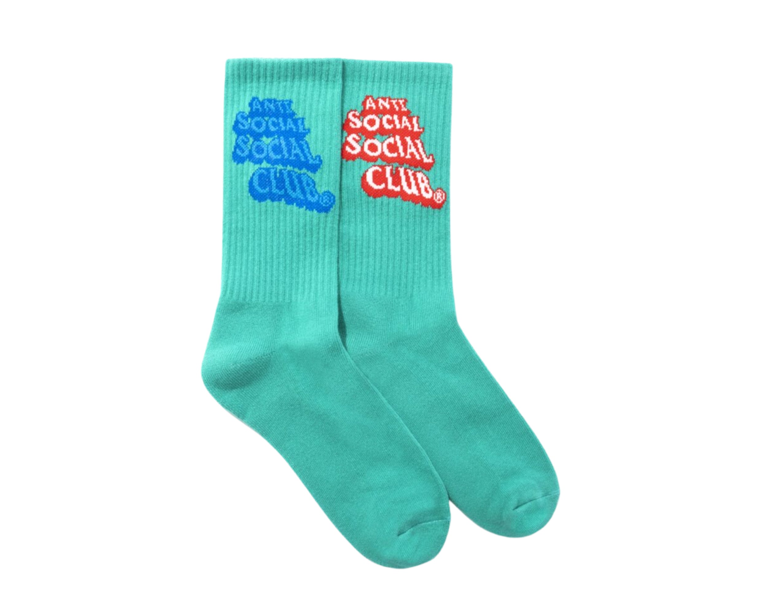 Anti Social Social Club Pop Up Green Socks