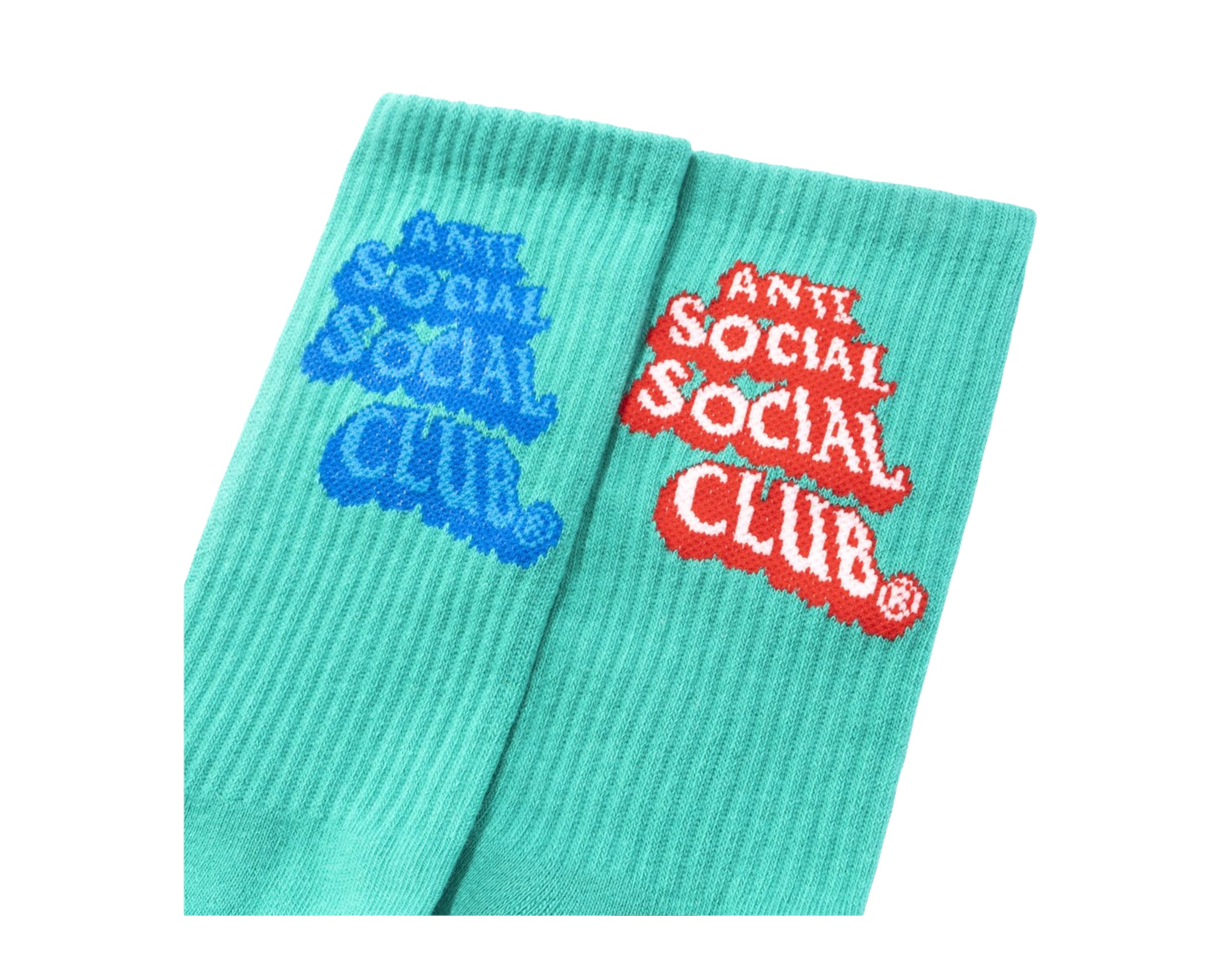 Anti Social Social Club Pop Up Green Socks