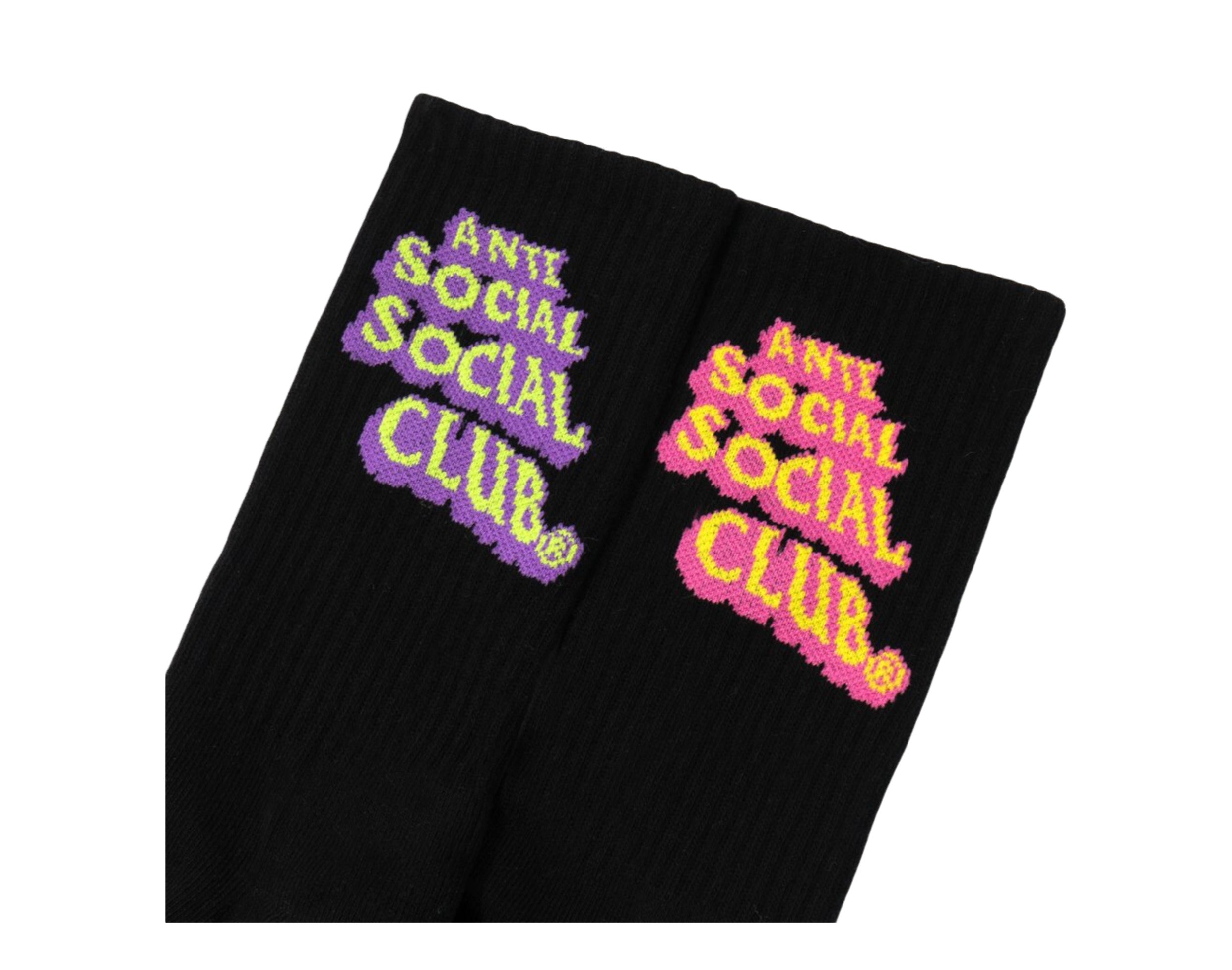 Anti Social Social Club Pop Up Black Socks