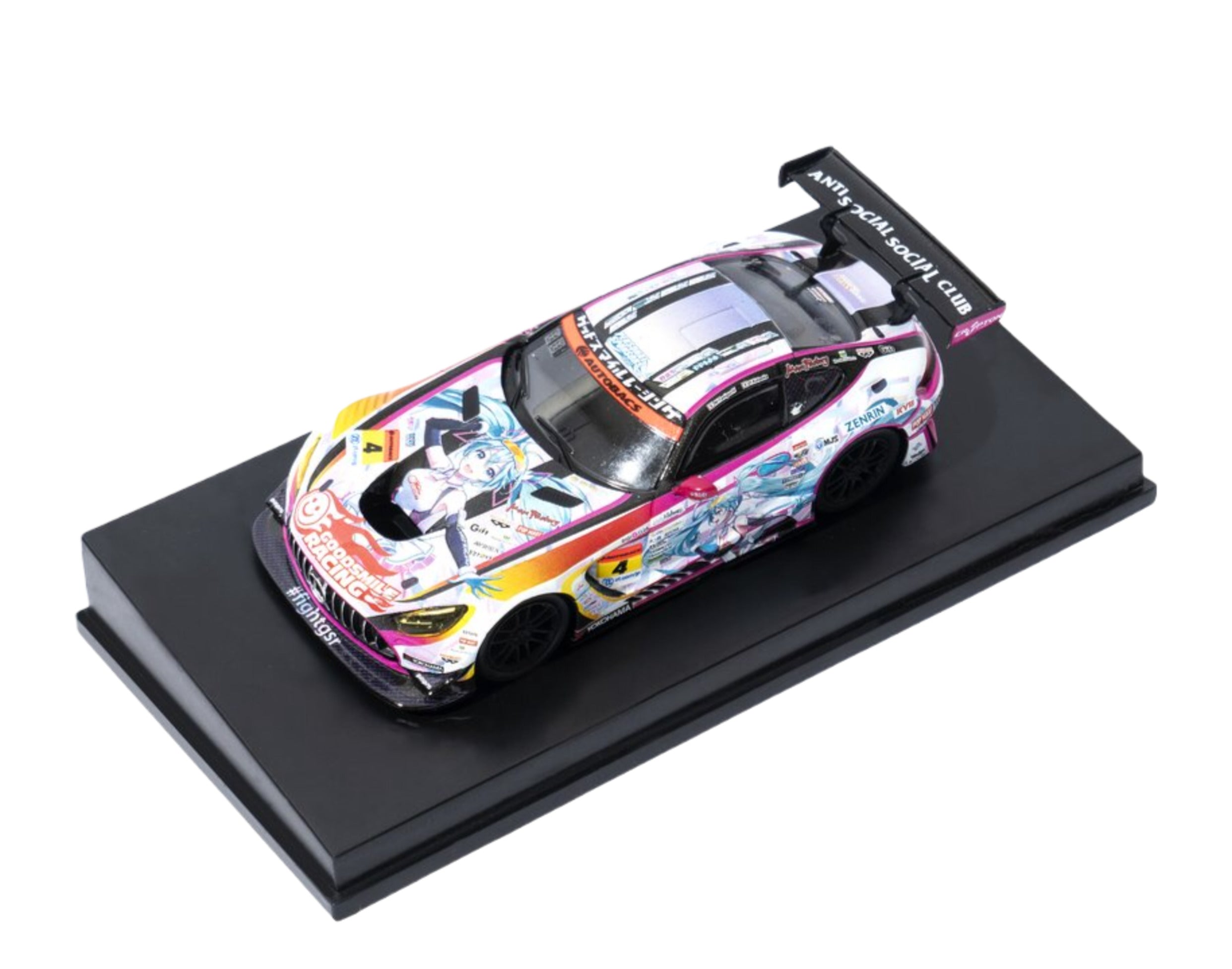 Anti Social Social Club X GSR 1/64 Scale Mini Car Rd.3 Suzuka Diecast