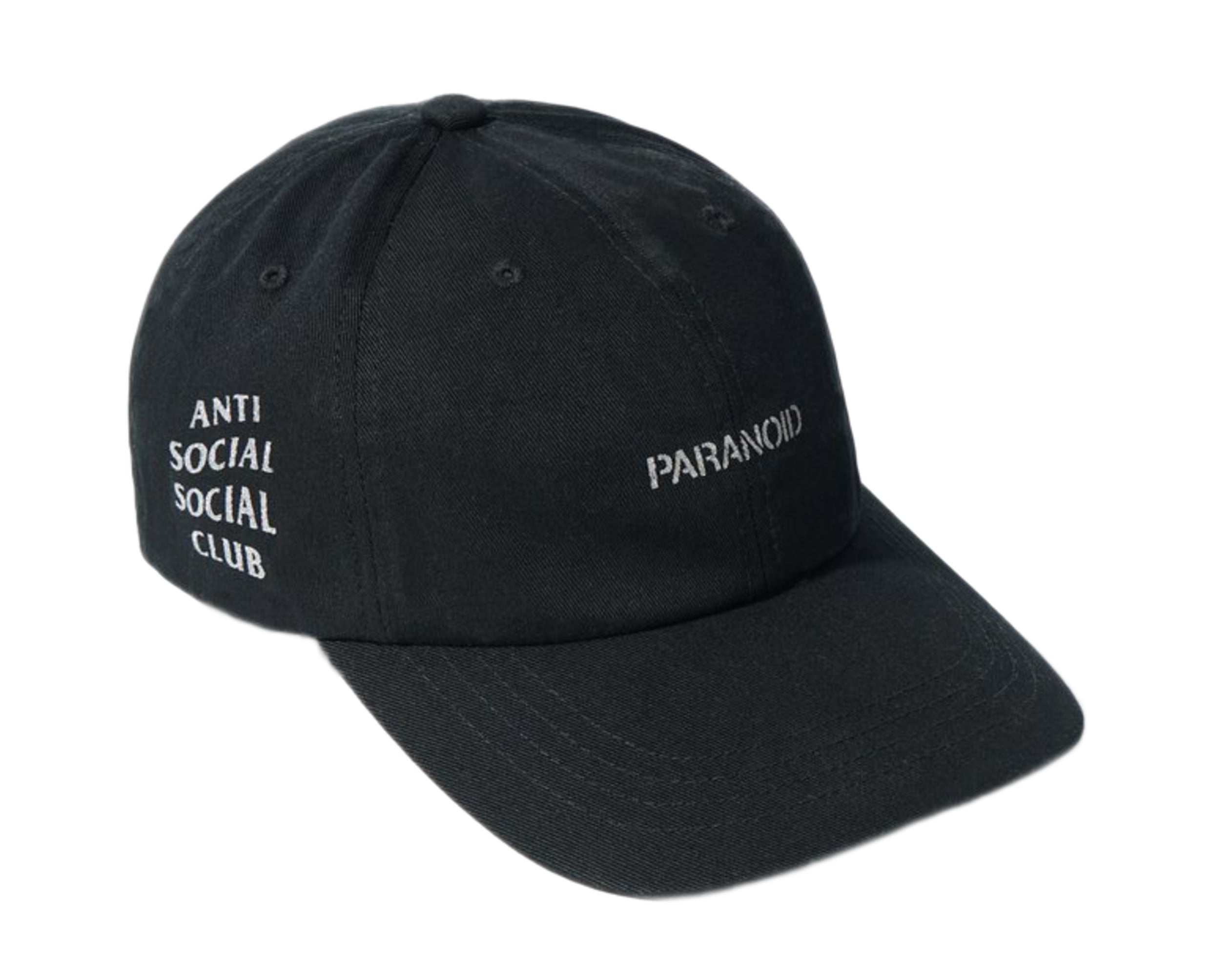 Anti Social Social Club X Undefeated Paranoid Black Cap (3M Reflective)