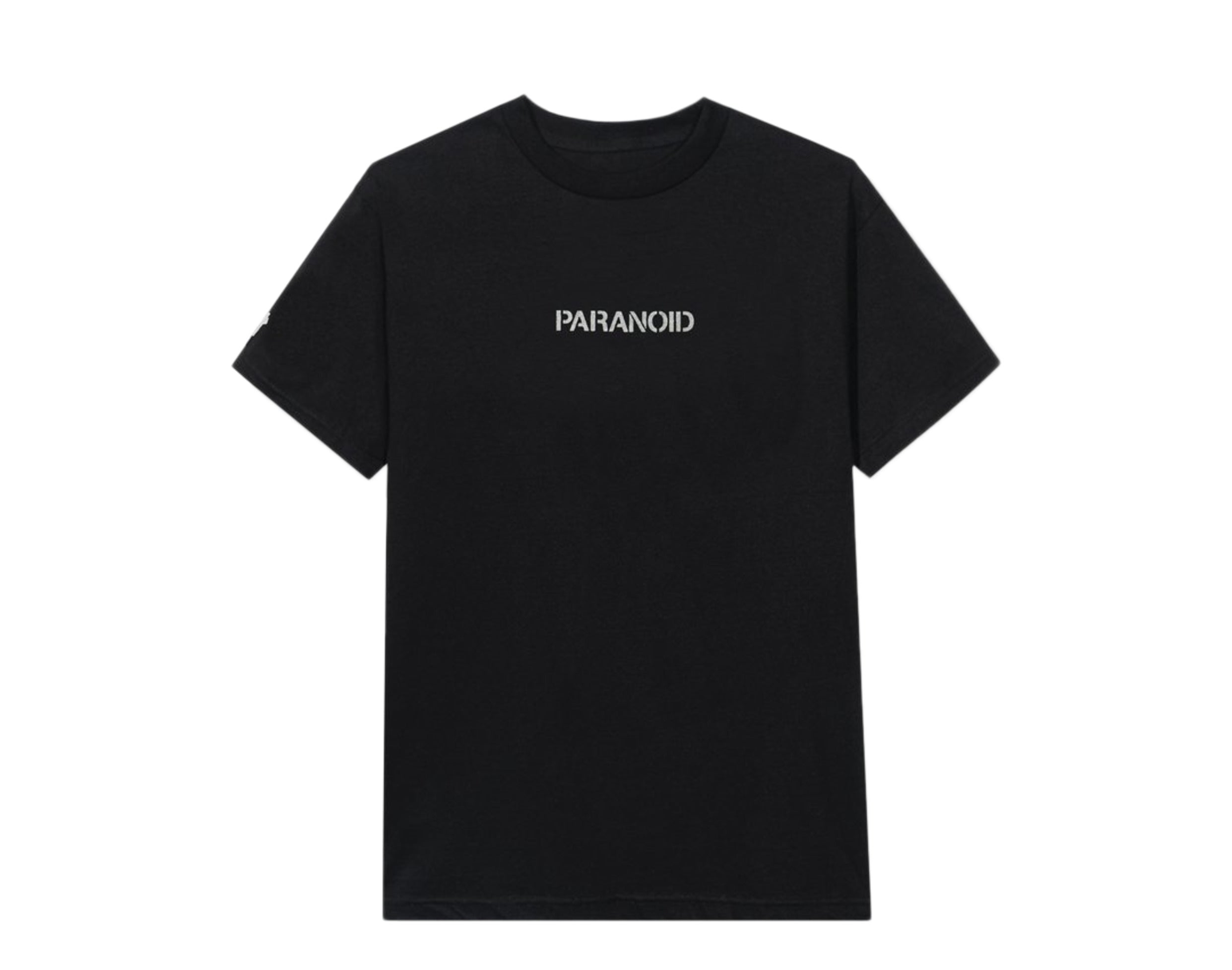 Anti Social Social Club X Undefeated Paranoid Black Tee (3M Reflective)