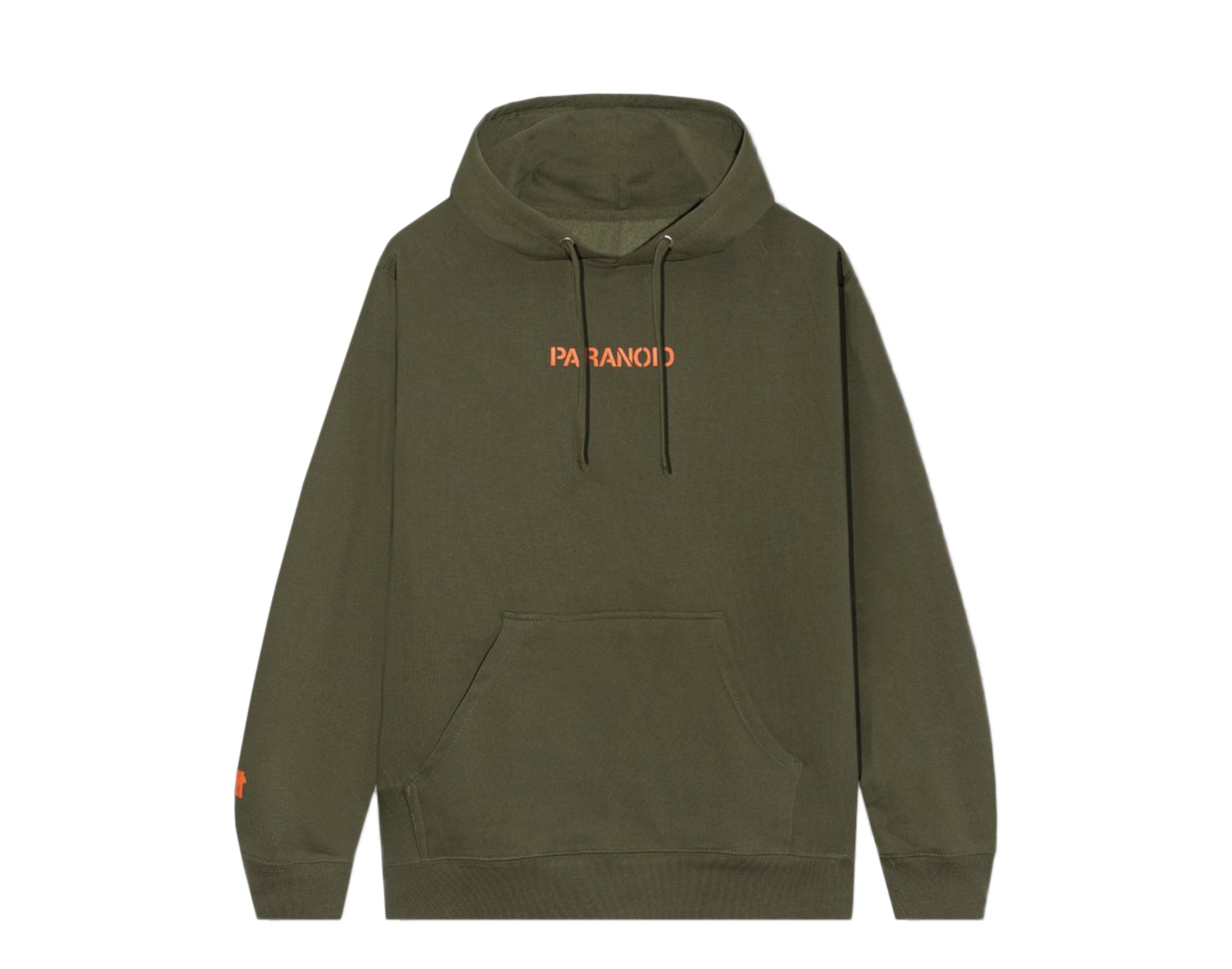 Anti Social Social Club X Undefeated Paranoid Olive Hoodie