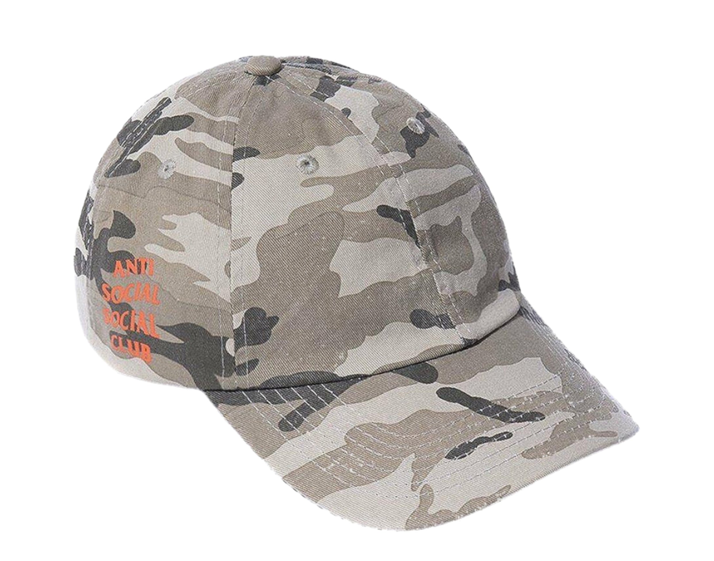 Anti Social Social Club 50 Degrees Tan Camo Cap