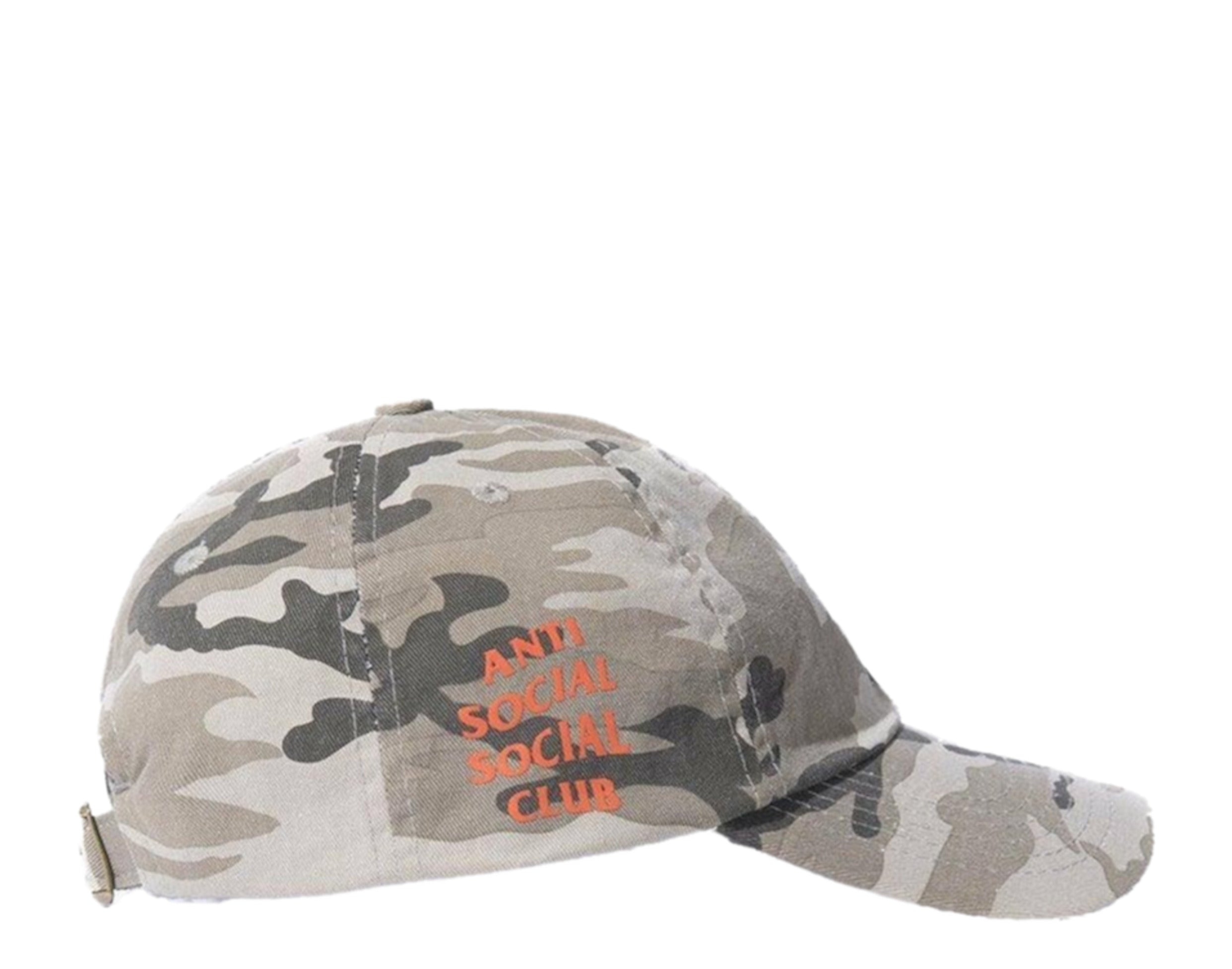 Anti Social Social Club 50 Degrees Tan Camo Cap