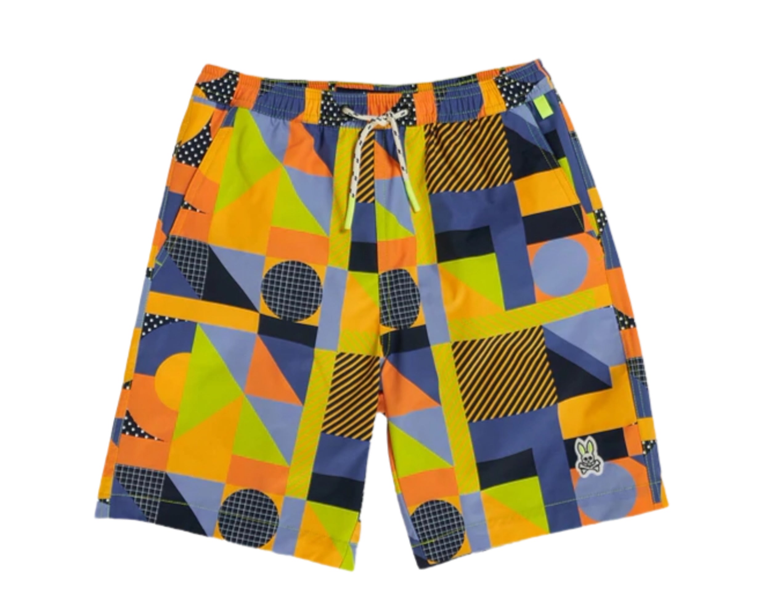 Psycho Bunny Henry Deco Kids' Swim Trunks