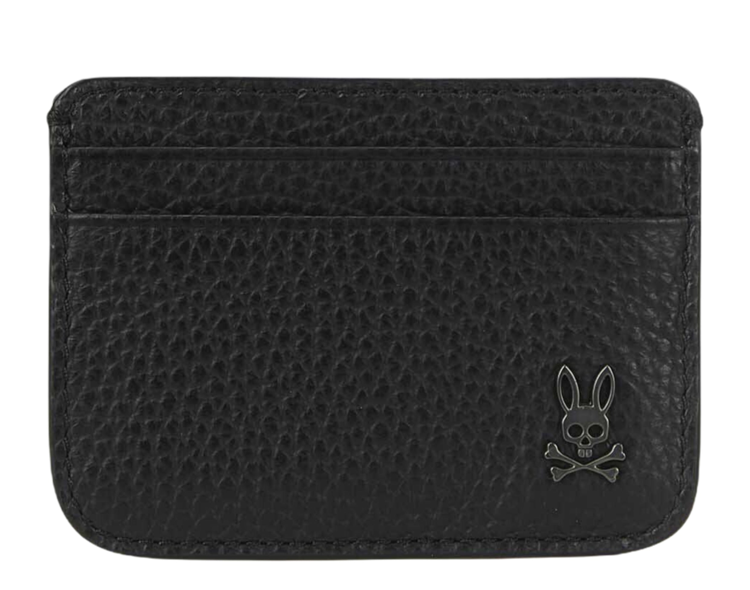 Psycho Bunny Leather Card Holder