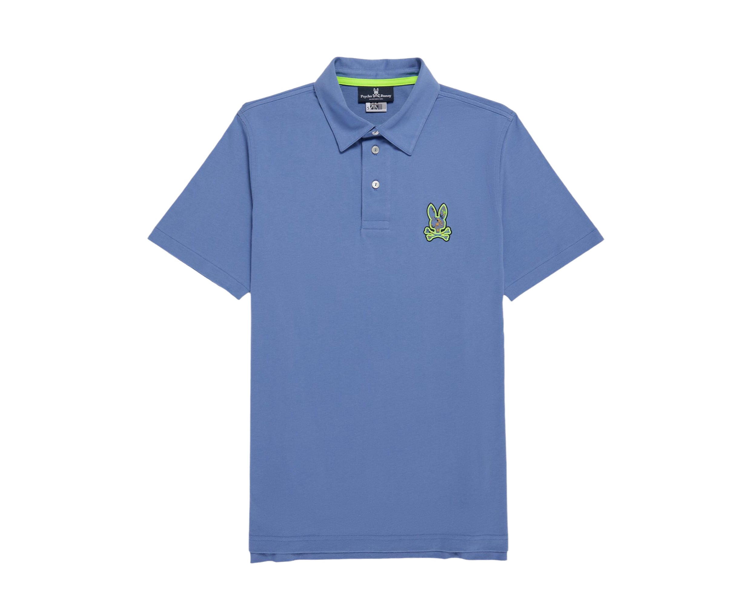 Psycho Bunny Waverly Jersey Bunny Logo Polo Men's Shirt