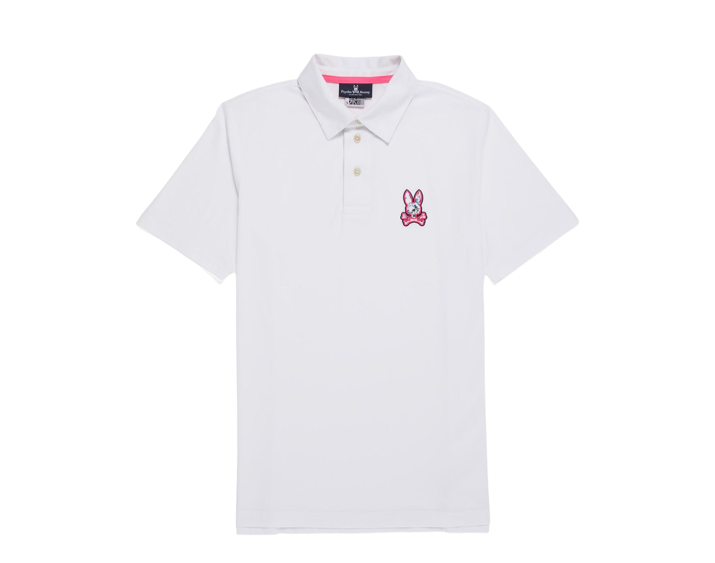 Psycho Bunny Waverly Jersey Bunny Logo Polo Men's Shirt