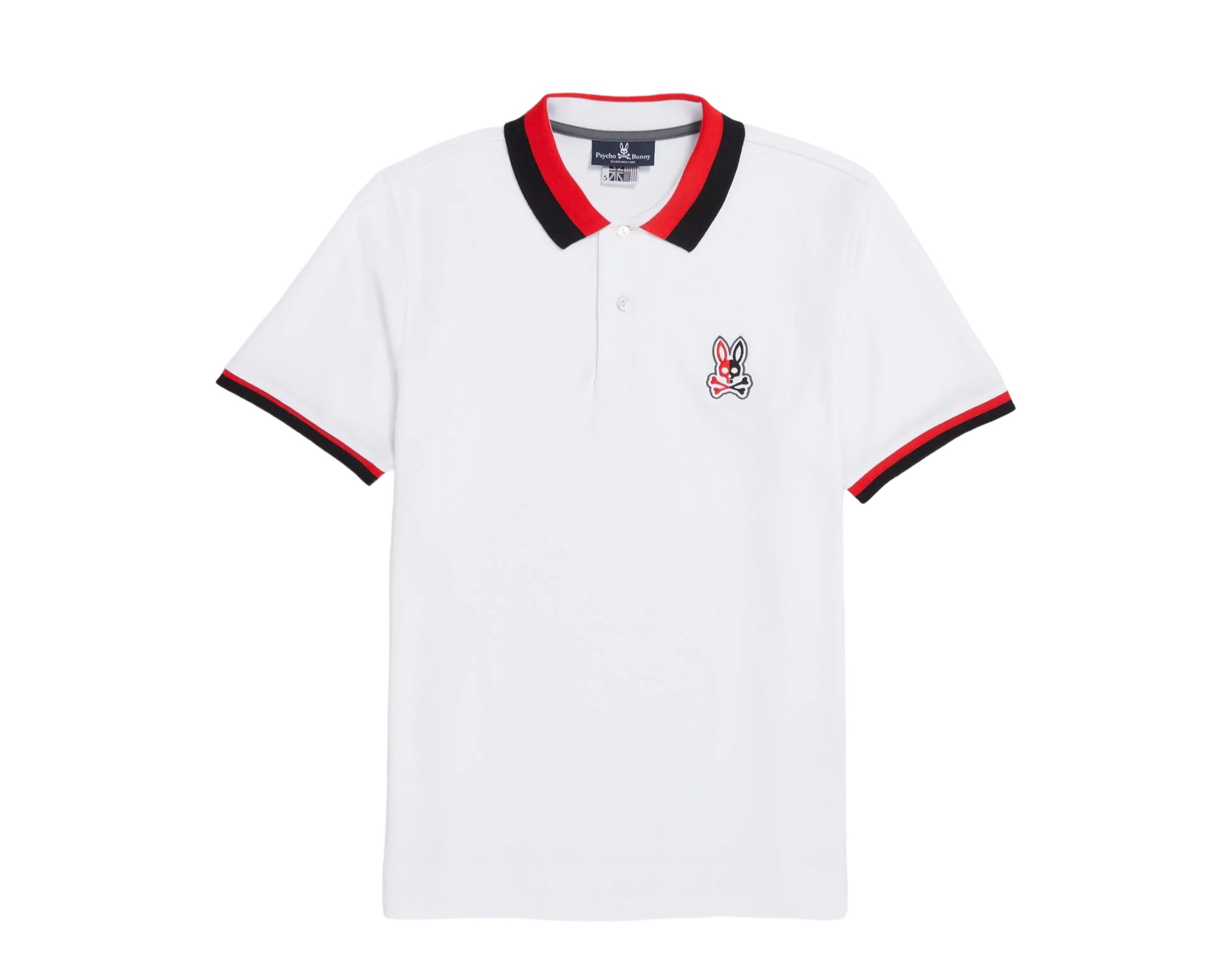 Psycho Bunny Cooper Split Bunny Logo Polo Men's Shirt