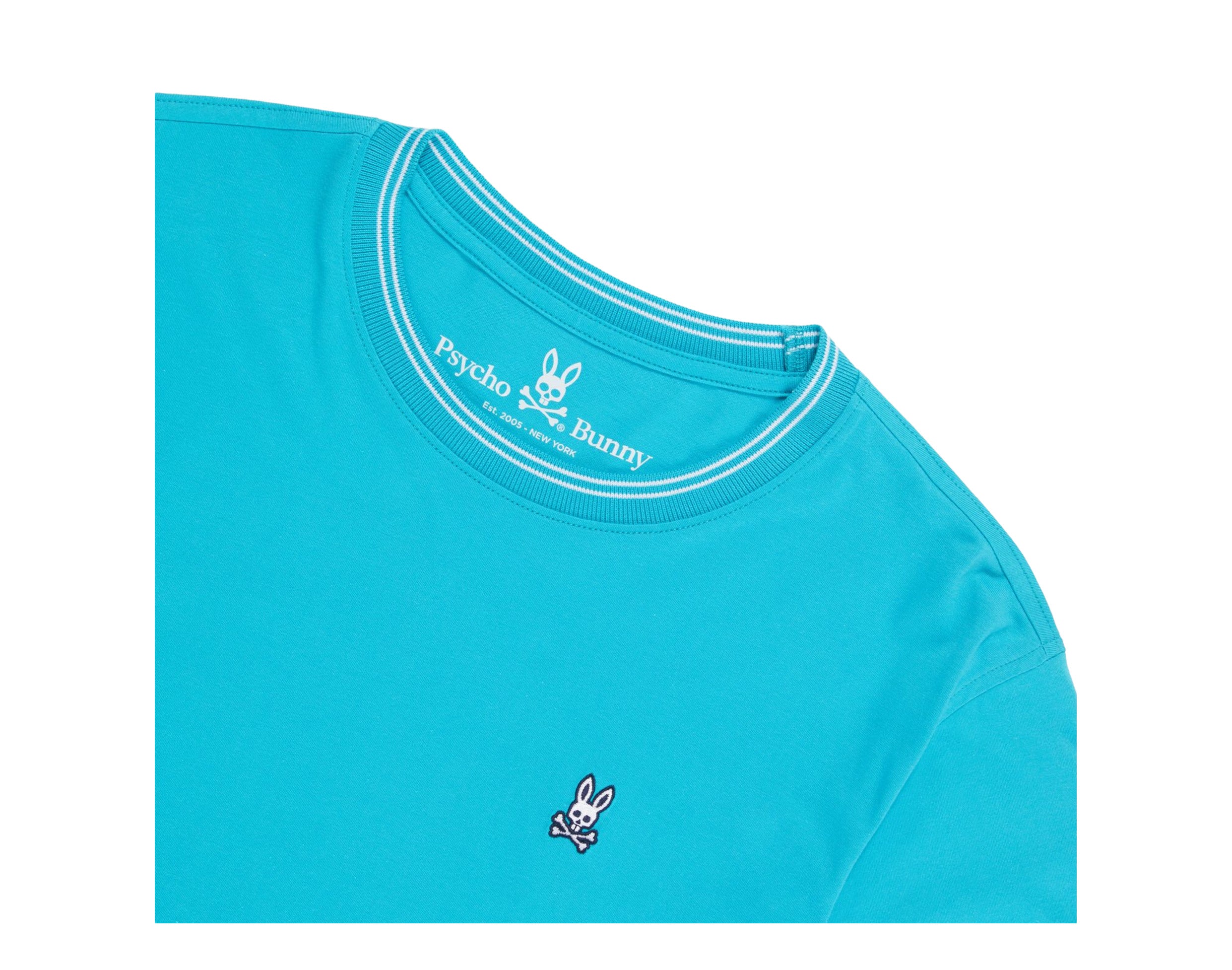 Psycho Bunny Logan Pima Cotton Piqué Polo in Chambray Blue