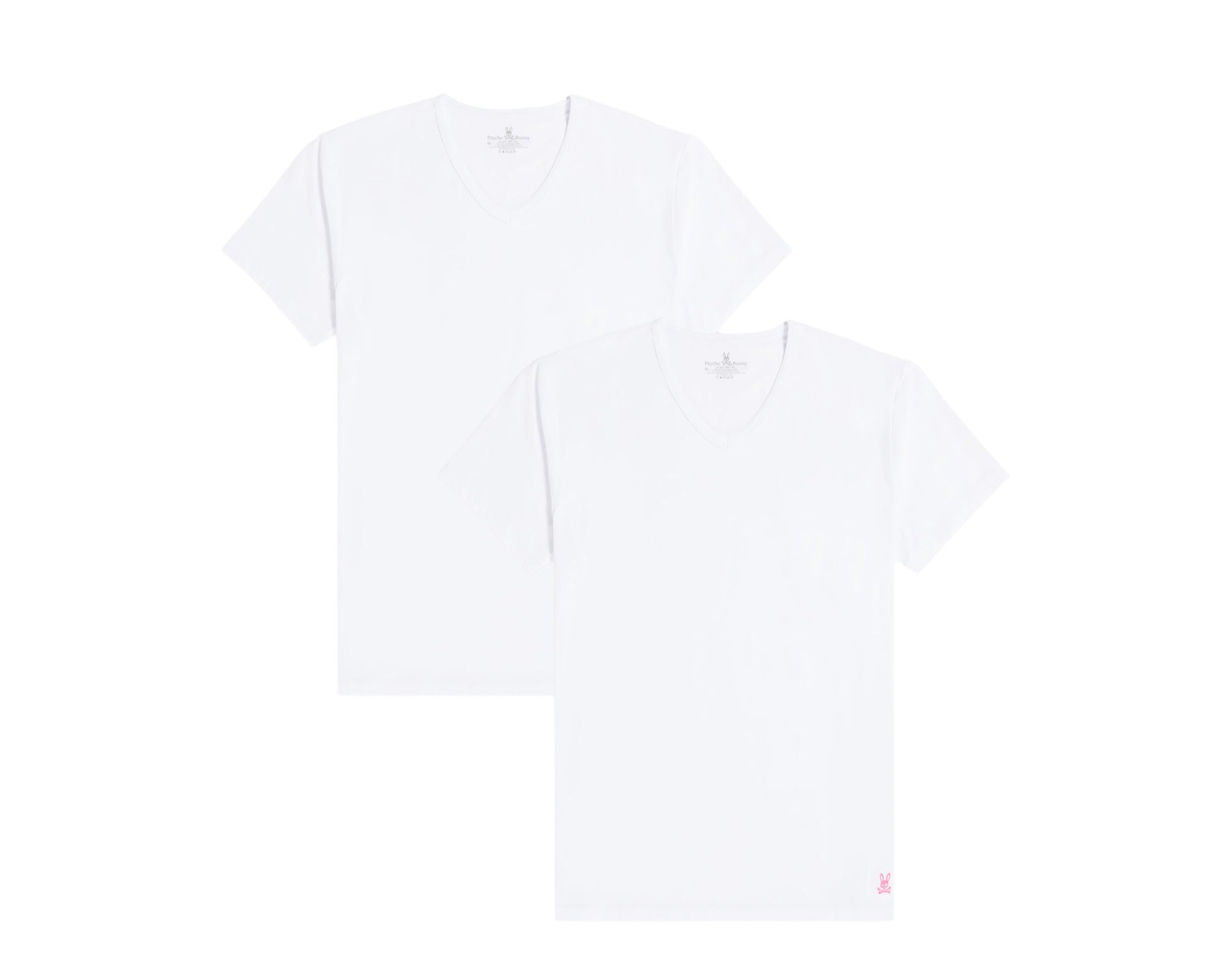 Psycho Bunny V-Neck Tee Men's Undershirt 2-Pack