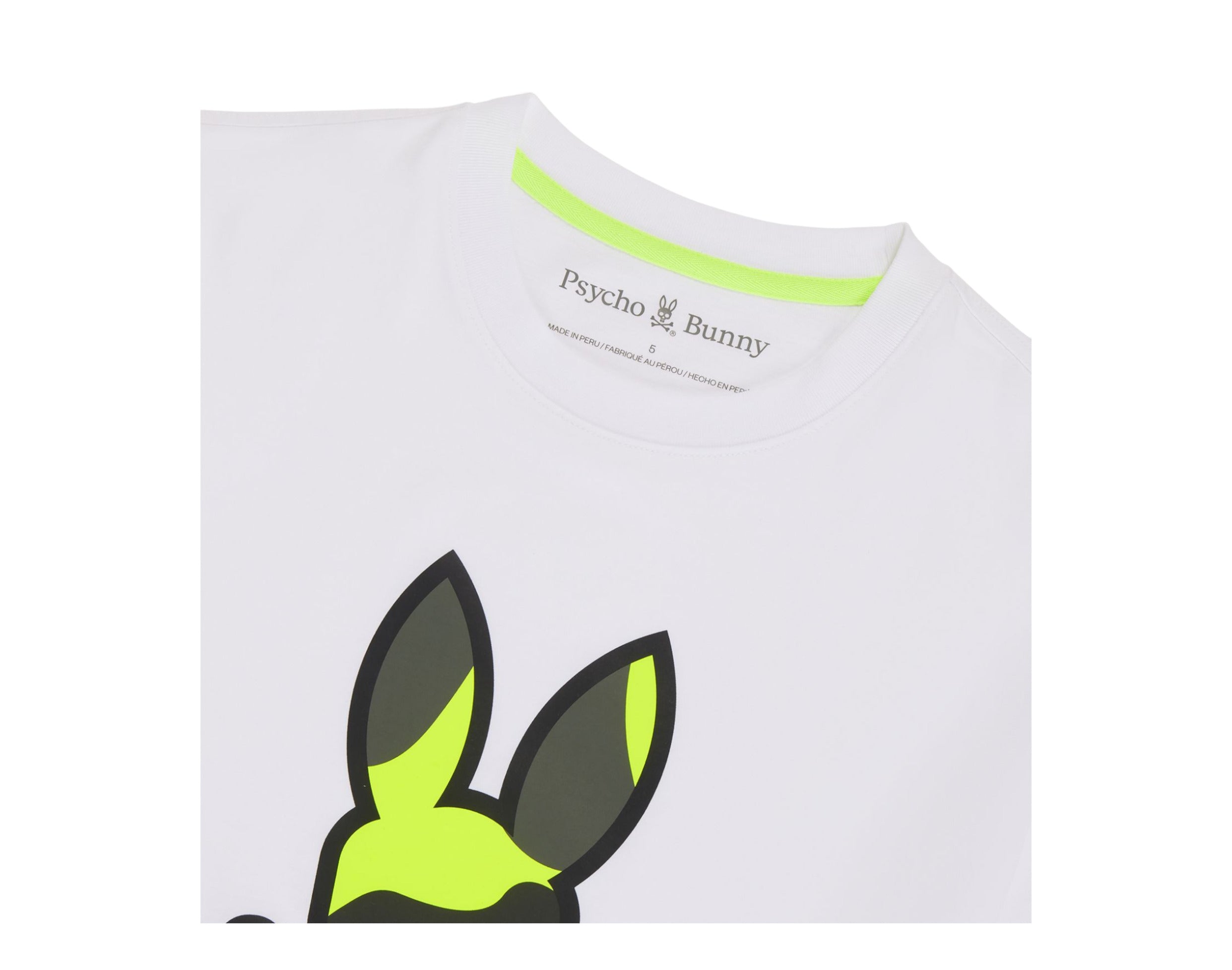 Psycho Bunny Plano Camo Print Graphic Men's Tee Shirt