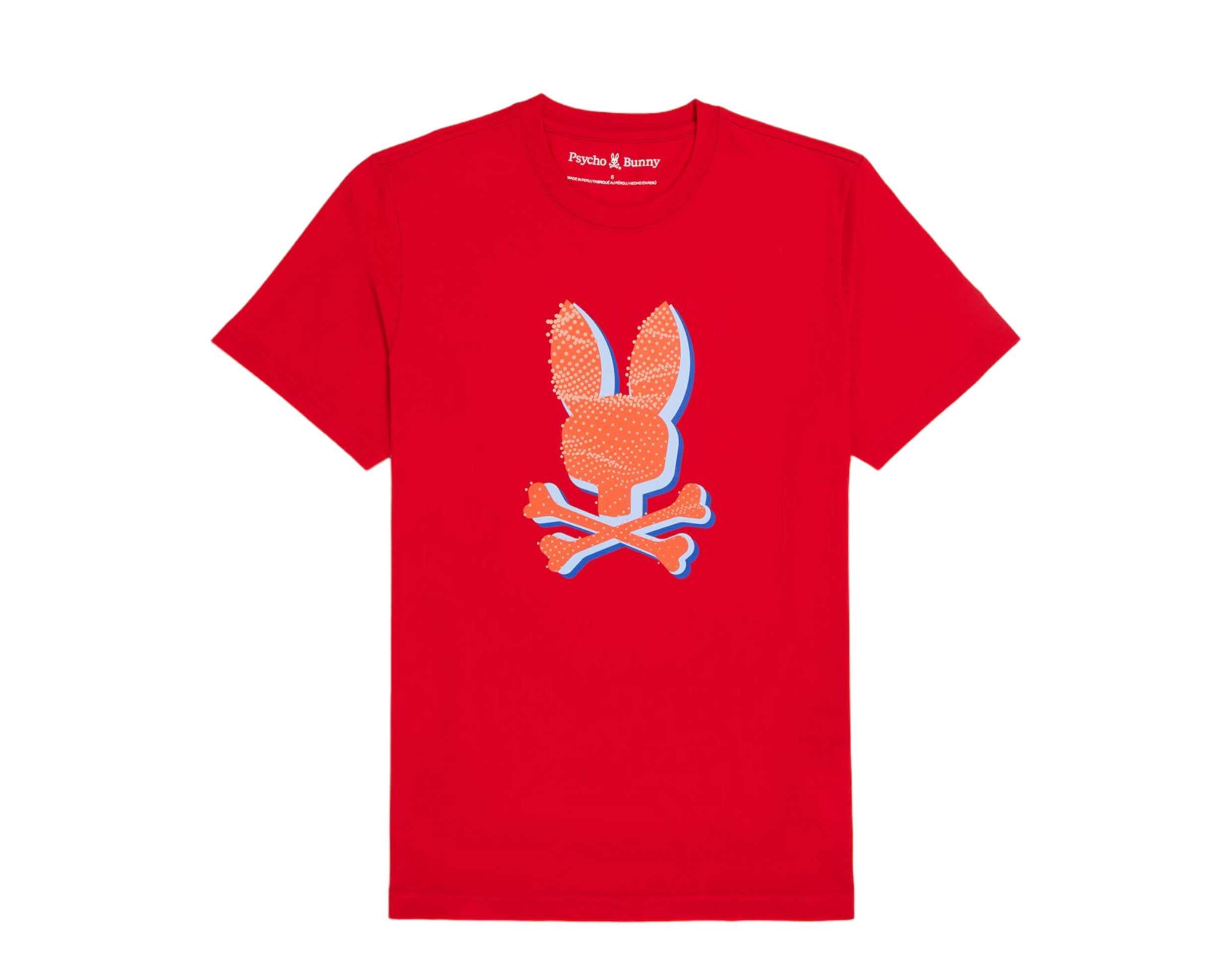 Psycho Bunny Elgin Graphic Puff Print Men's Tee Shirt