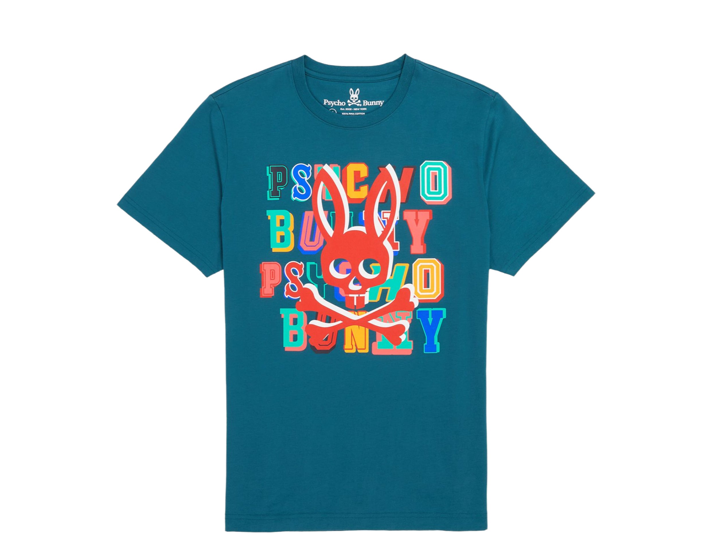 Psycho Bunny Fulton Printed Graphic Men's Tee Shirt