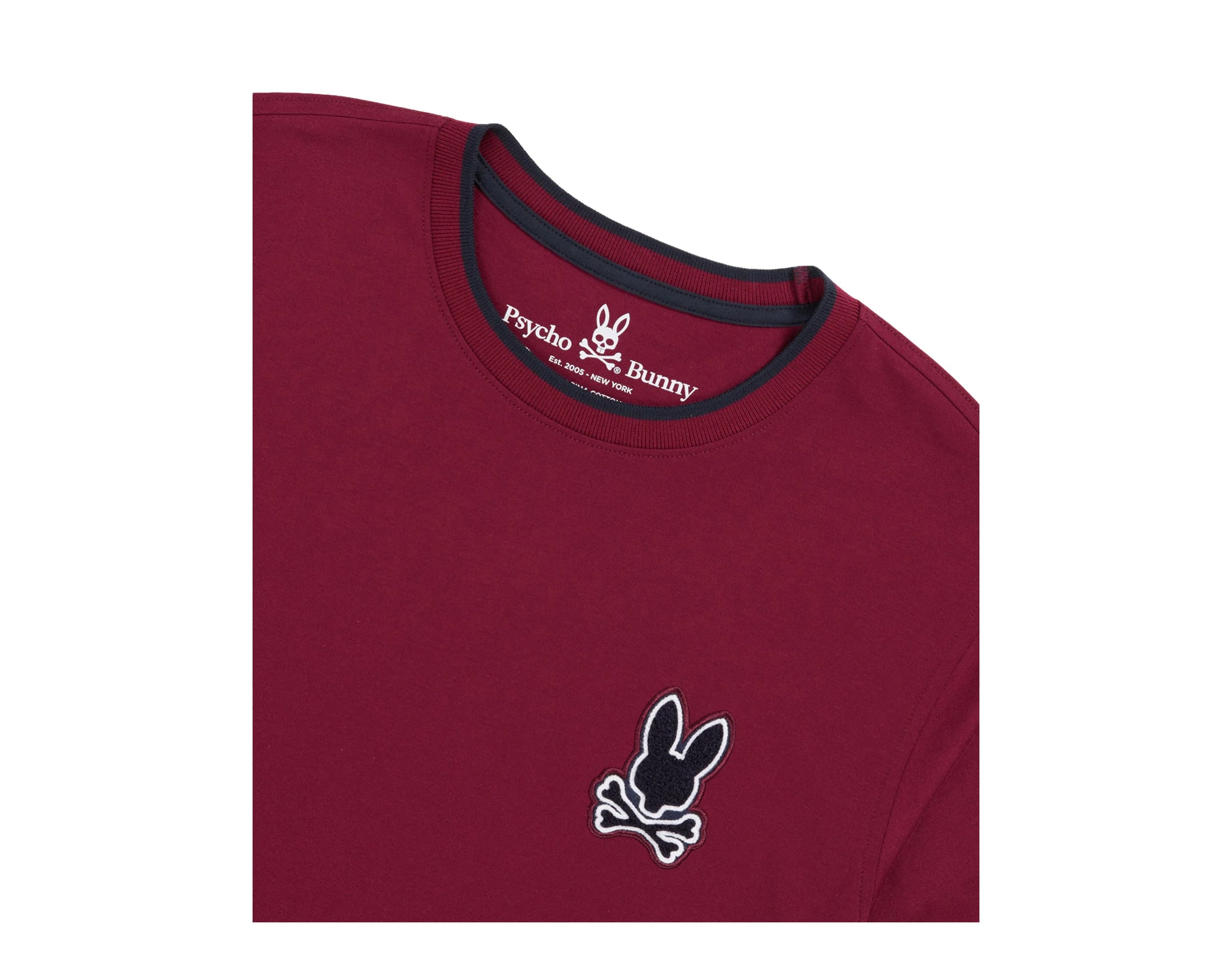 Psycho Bunny Broad Chenille Patch Logo Men's Tee Shirt