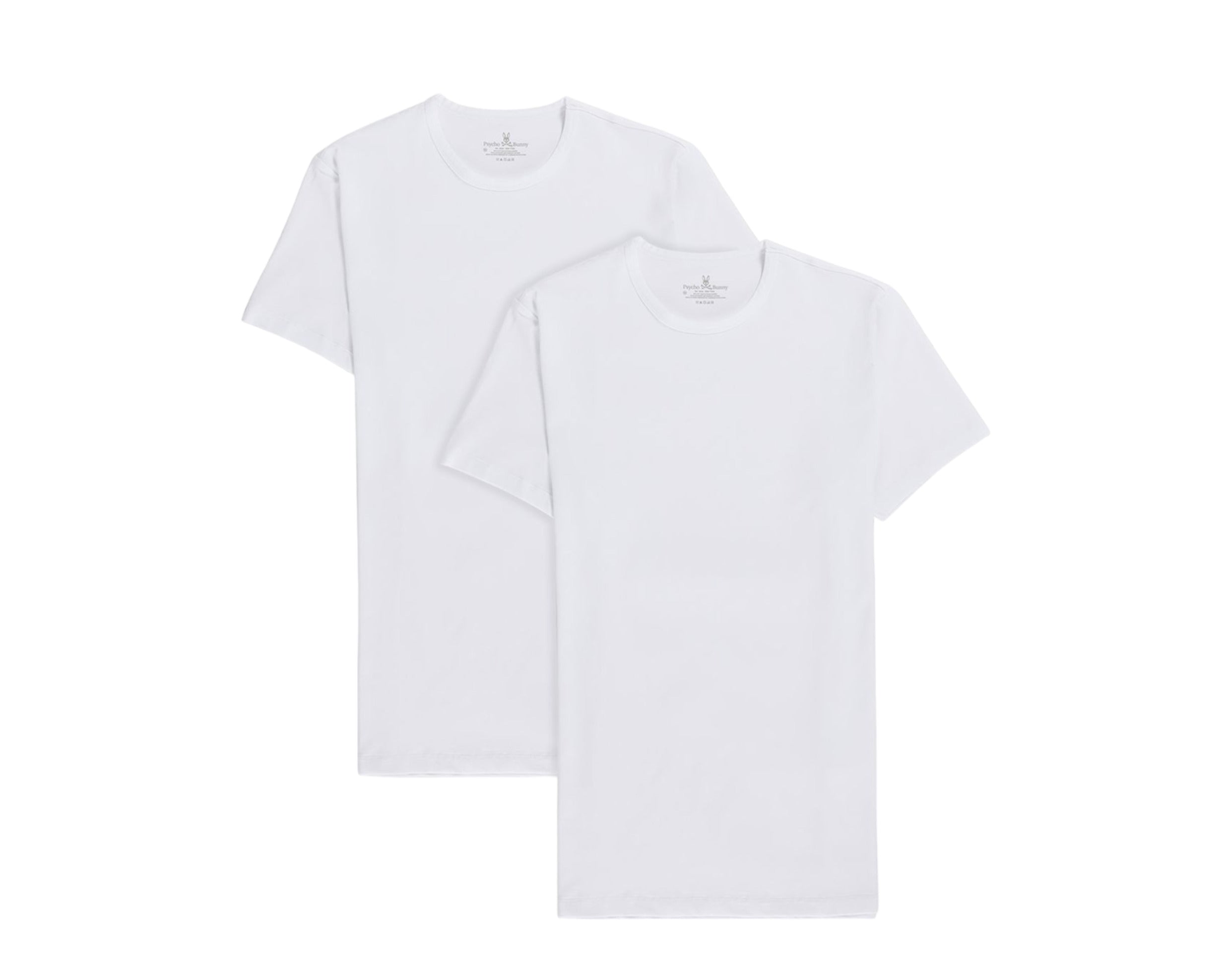 Psycho Bunny Crew Neck Tee Men's Undershirt 2-Pack