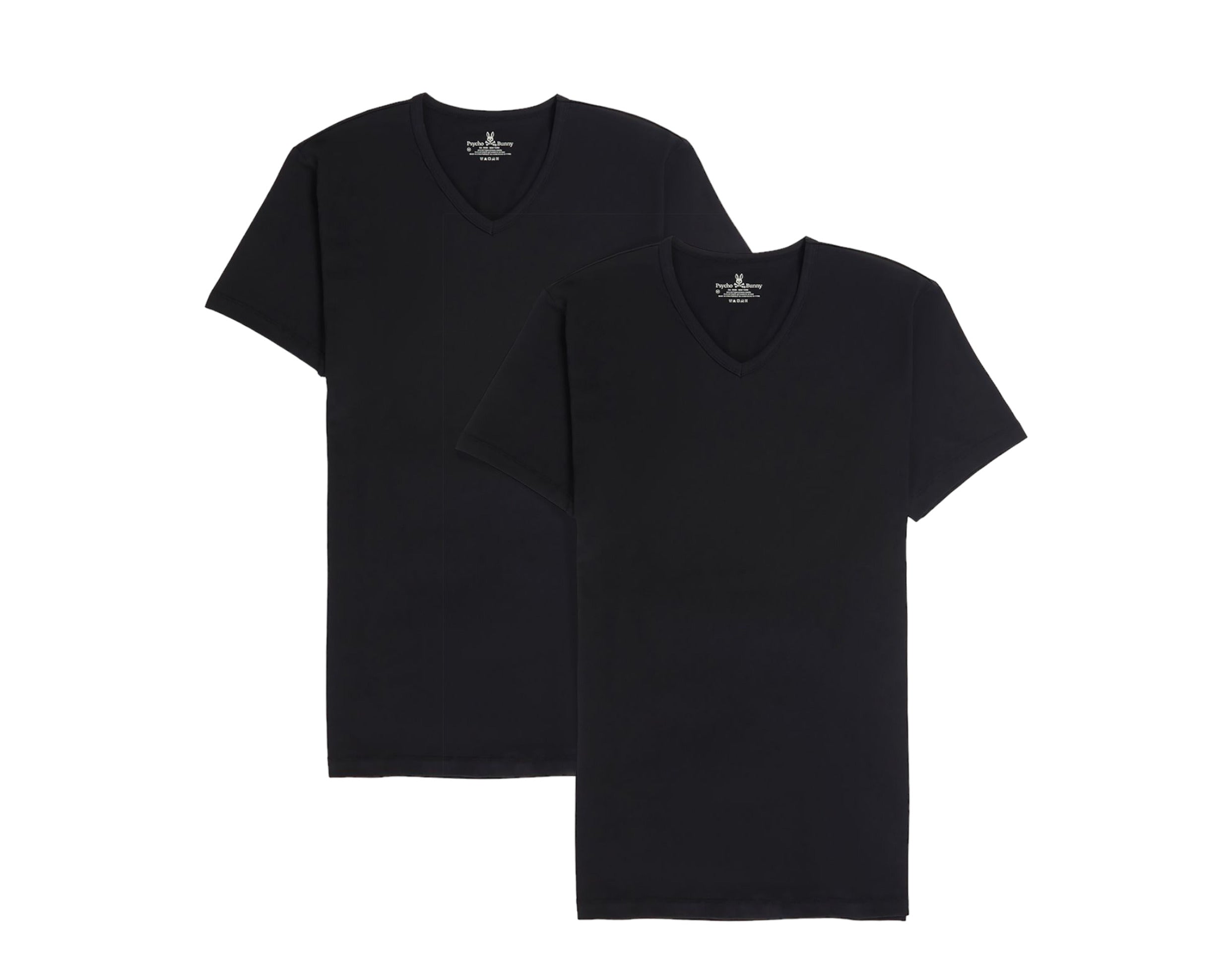 Psycho Bunny V-Neck Tee Men's Undershirt 2-Pack