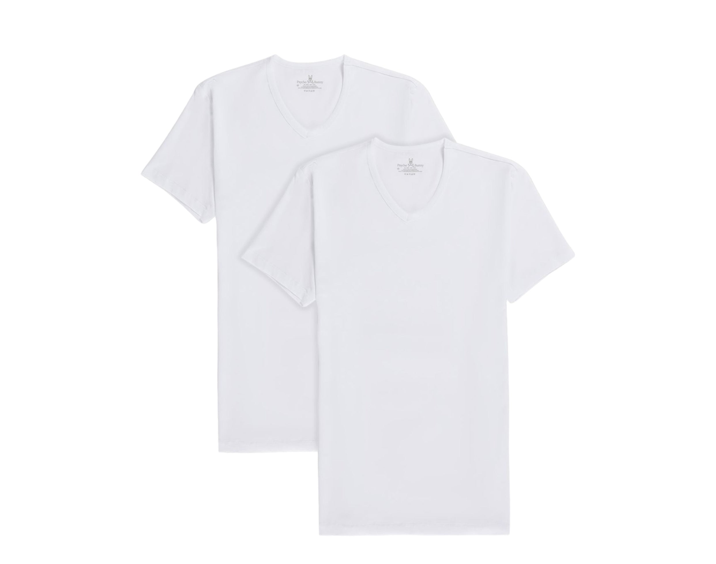 Psycho Bunny V-Neck Tee Men's Undershirt 2-Pack