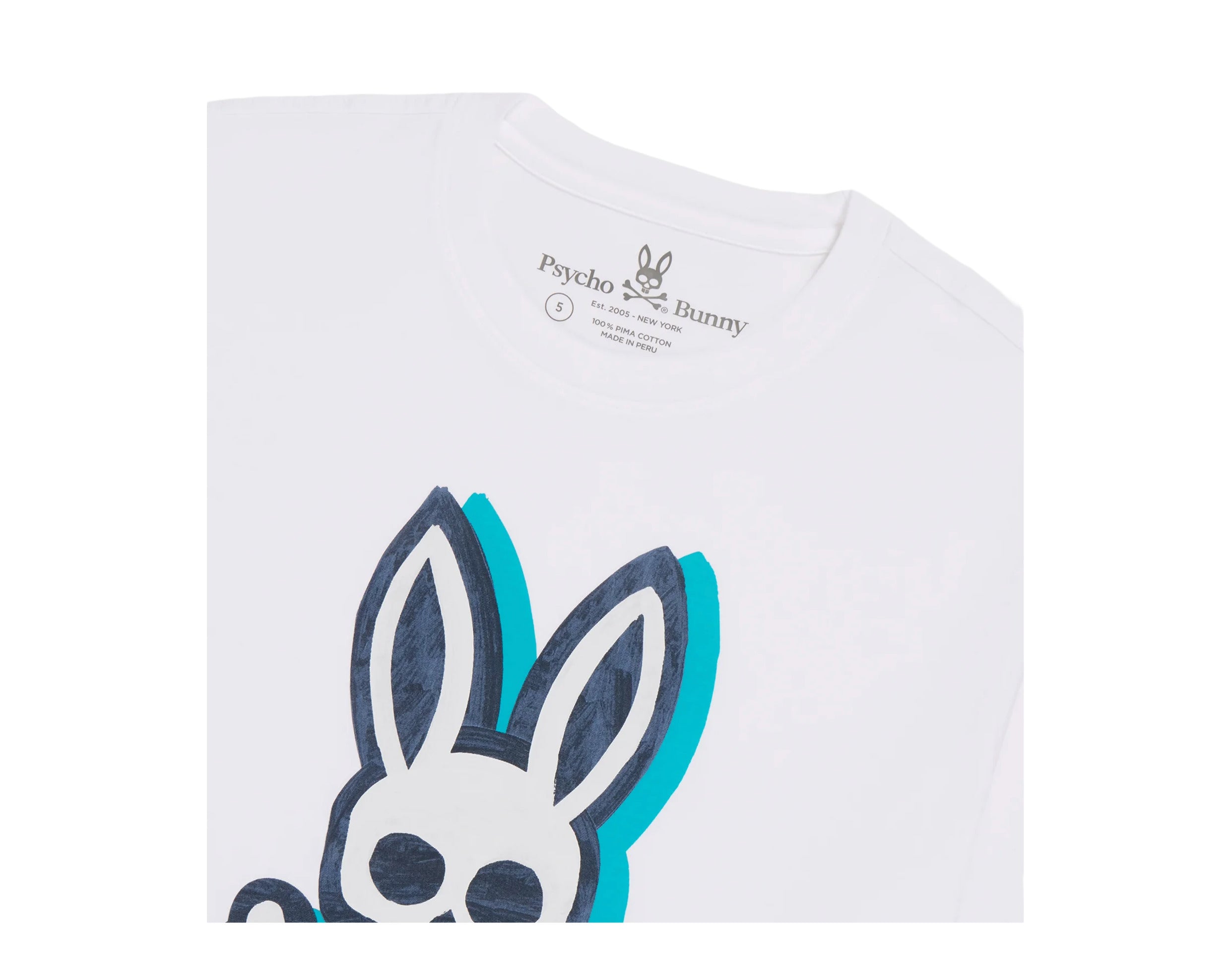 MENS NEW YORK WHITE BUNNY SHORT SLEEVE TEE