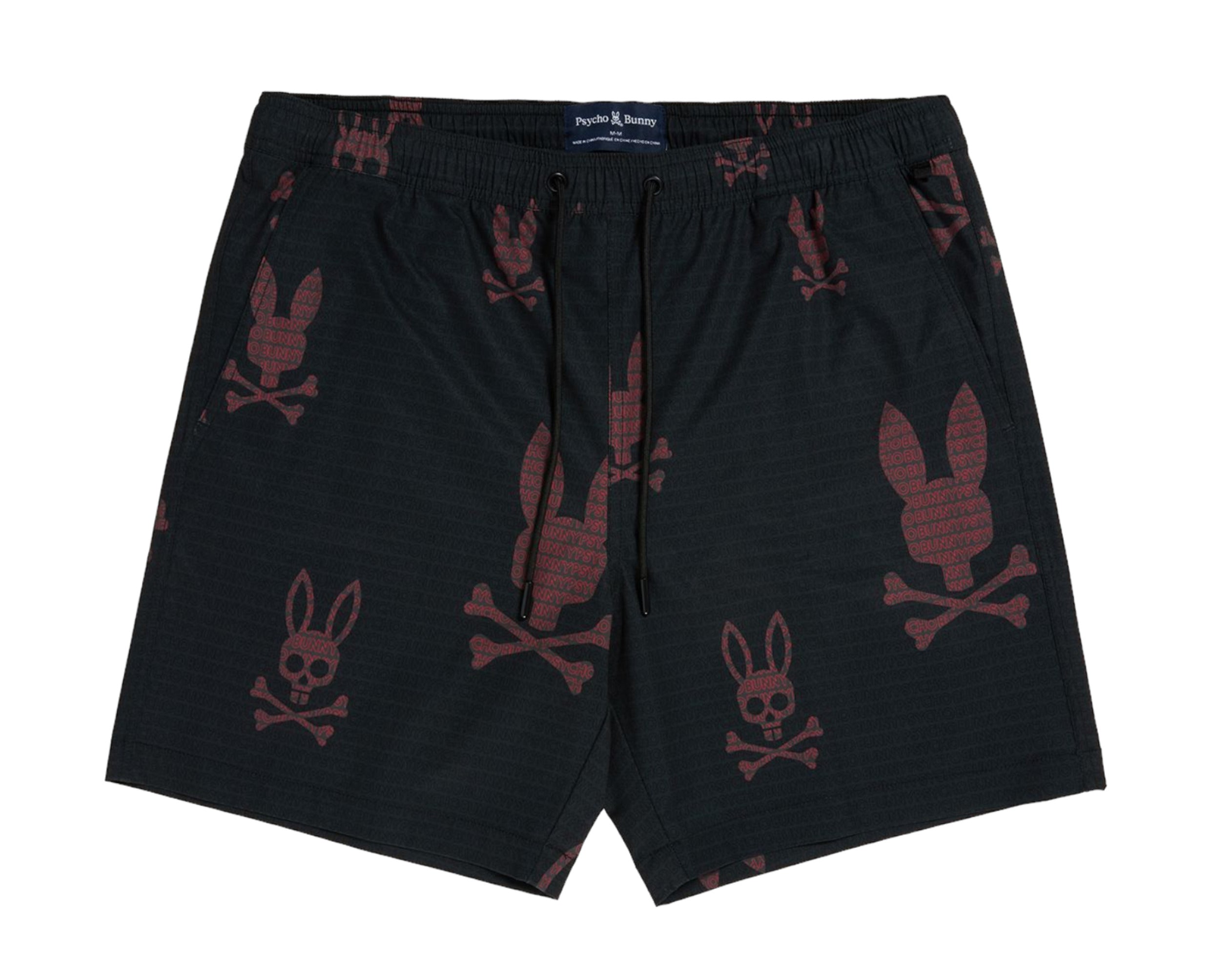 Psycho Bunny Harvey All Over Print  Men's Swim Trunks