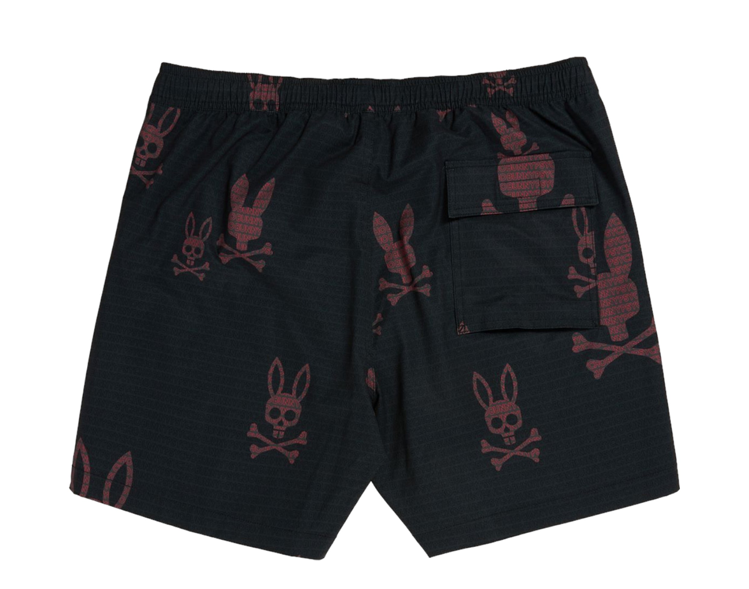 Psycho Bunny Harvey All Over Print  Men's Swim Trunks