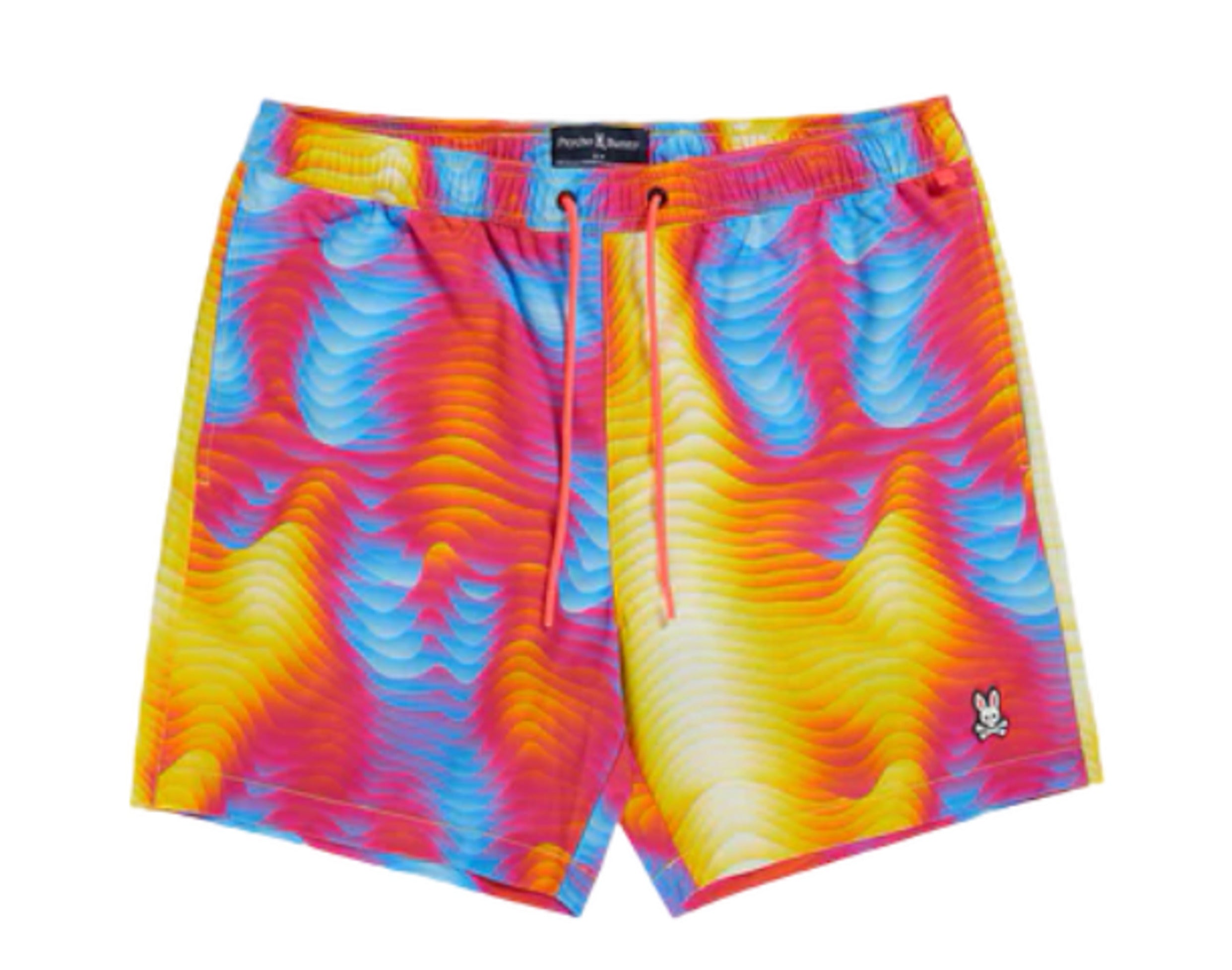 Psycho Bunny Montgomery All Over Print Men's Swim Trunks