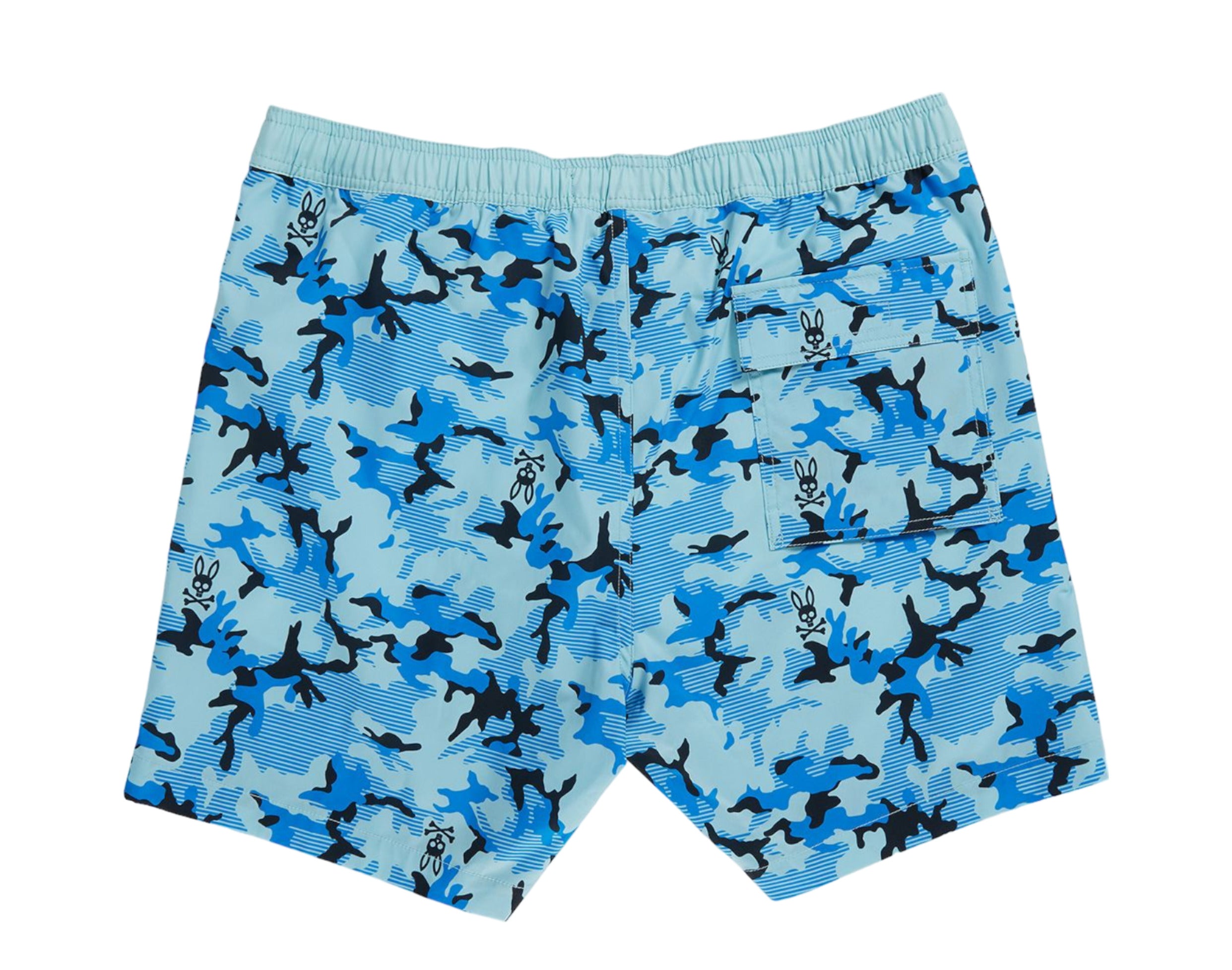 Psycho Bunny Rye All Over Print Men's Swim Trunks