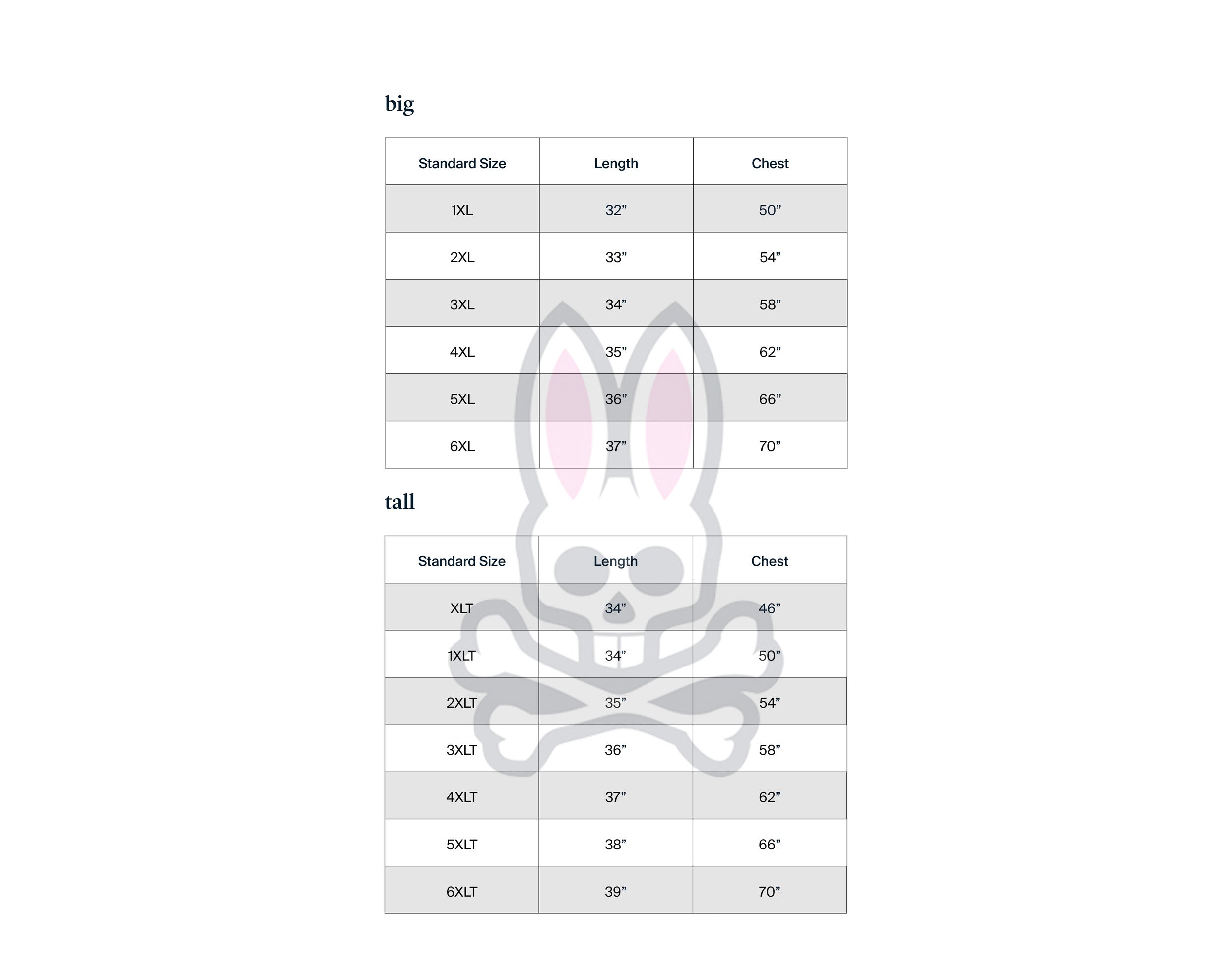 Psycho Bunny Classic V-Neck Men's Big and Tall Tee Shirt