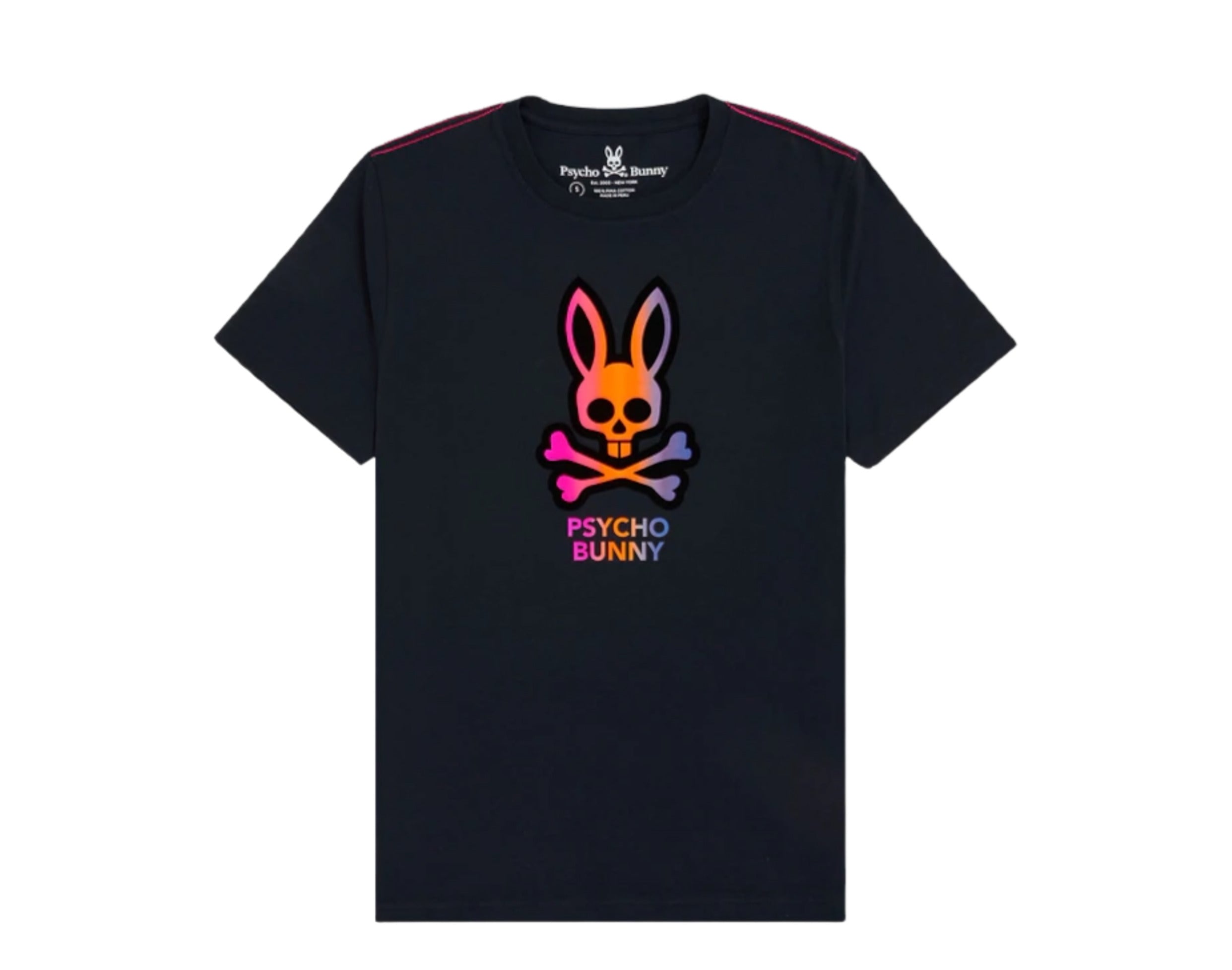 Psycho Bunny Dylan Gradient Bunny Men's Big and Tall Tee Shirt