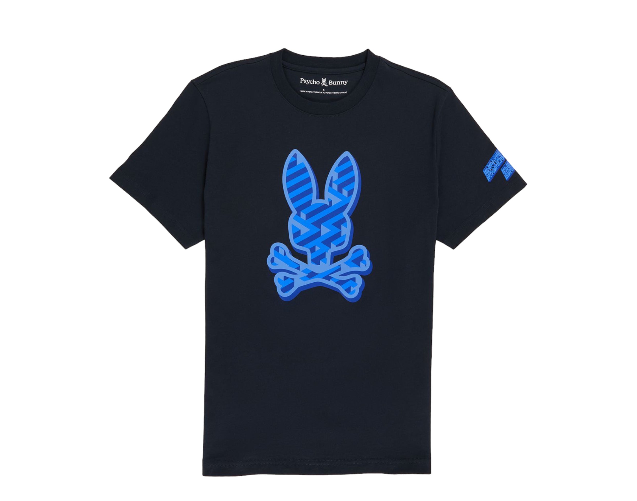 Psycho Bunny Pisani Graphic Men's Big and Tall Tee Shirt