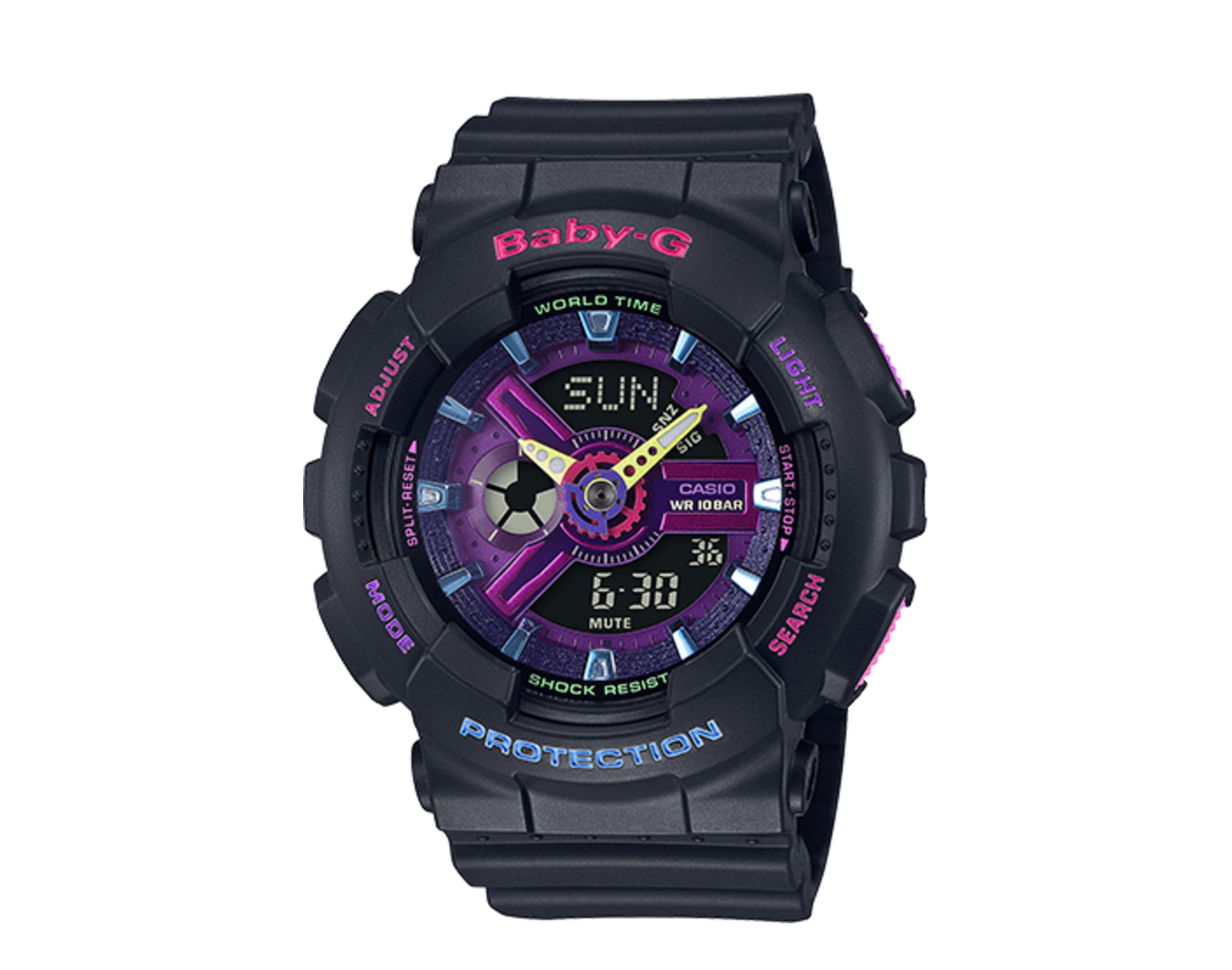 Casio G-Shock Baby-G BA110 Decora Analog Digital Resin Watch