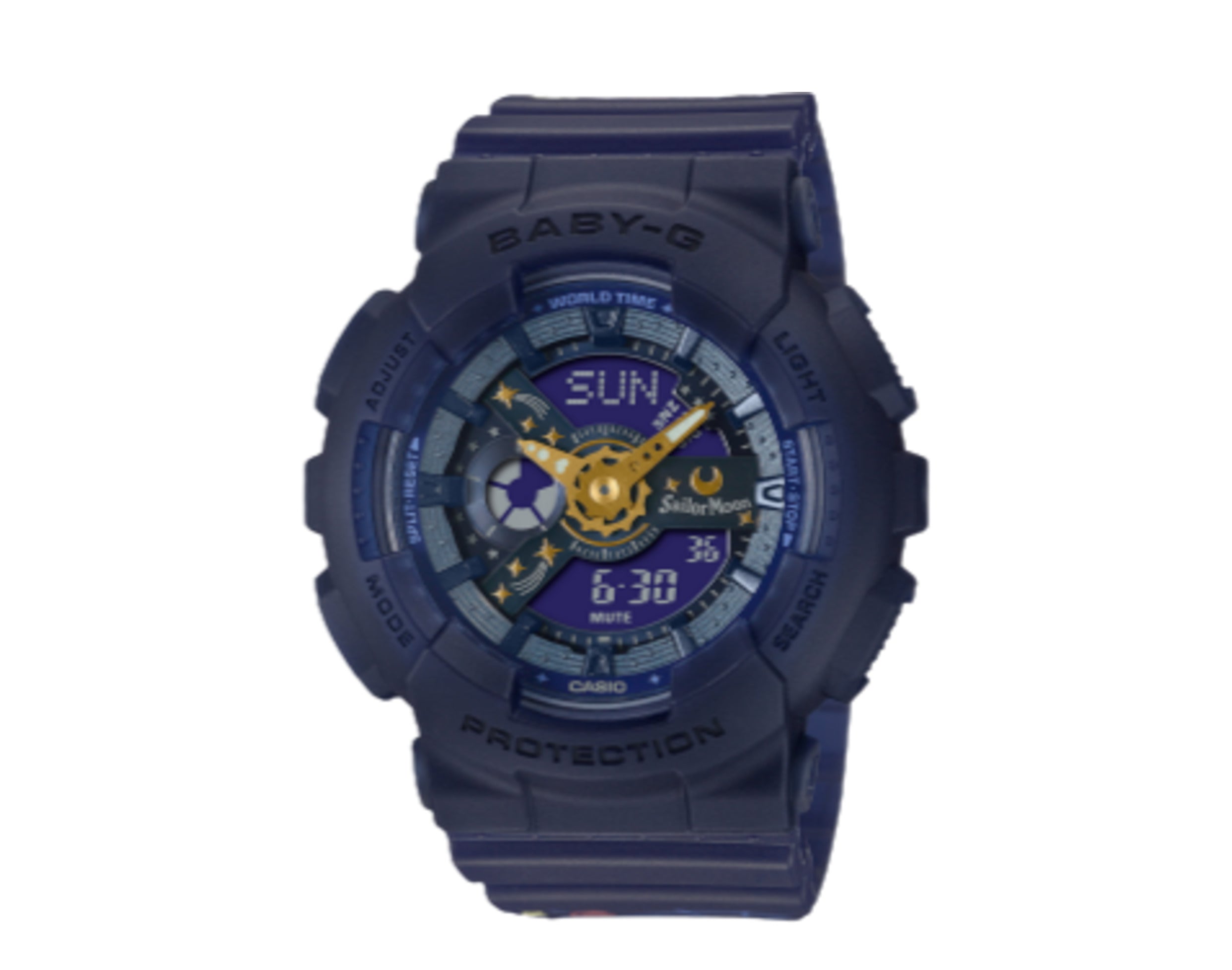 Casio G-Shock Baby-G x Pretty Guardian Sailor Moon BA110XSM Analog Digital Resin Watch