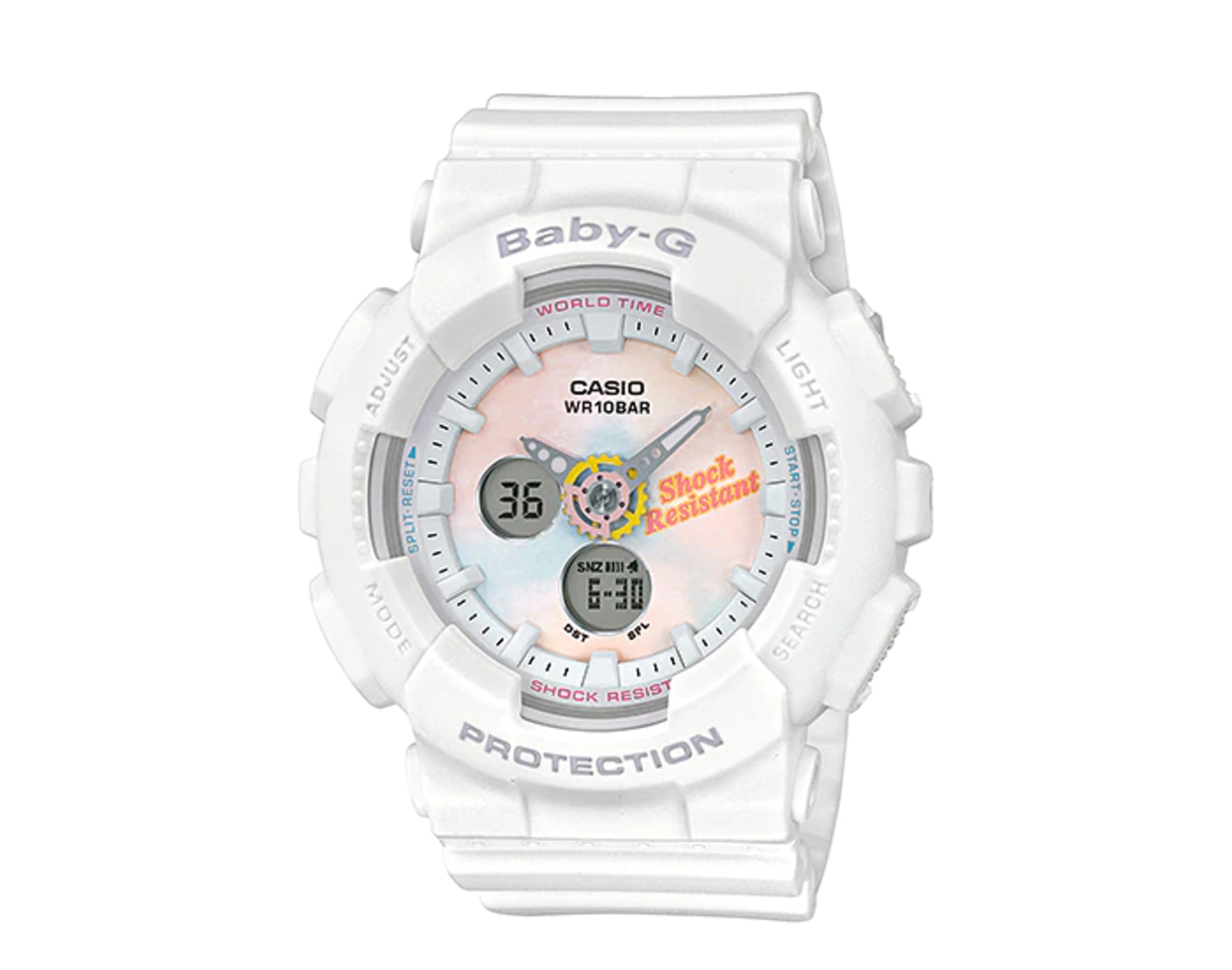 Casio G-Shock Baby-G BA120T Tie-Dye Analog Digital Resin Women's Watch