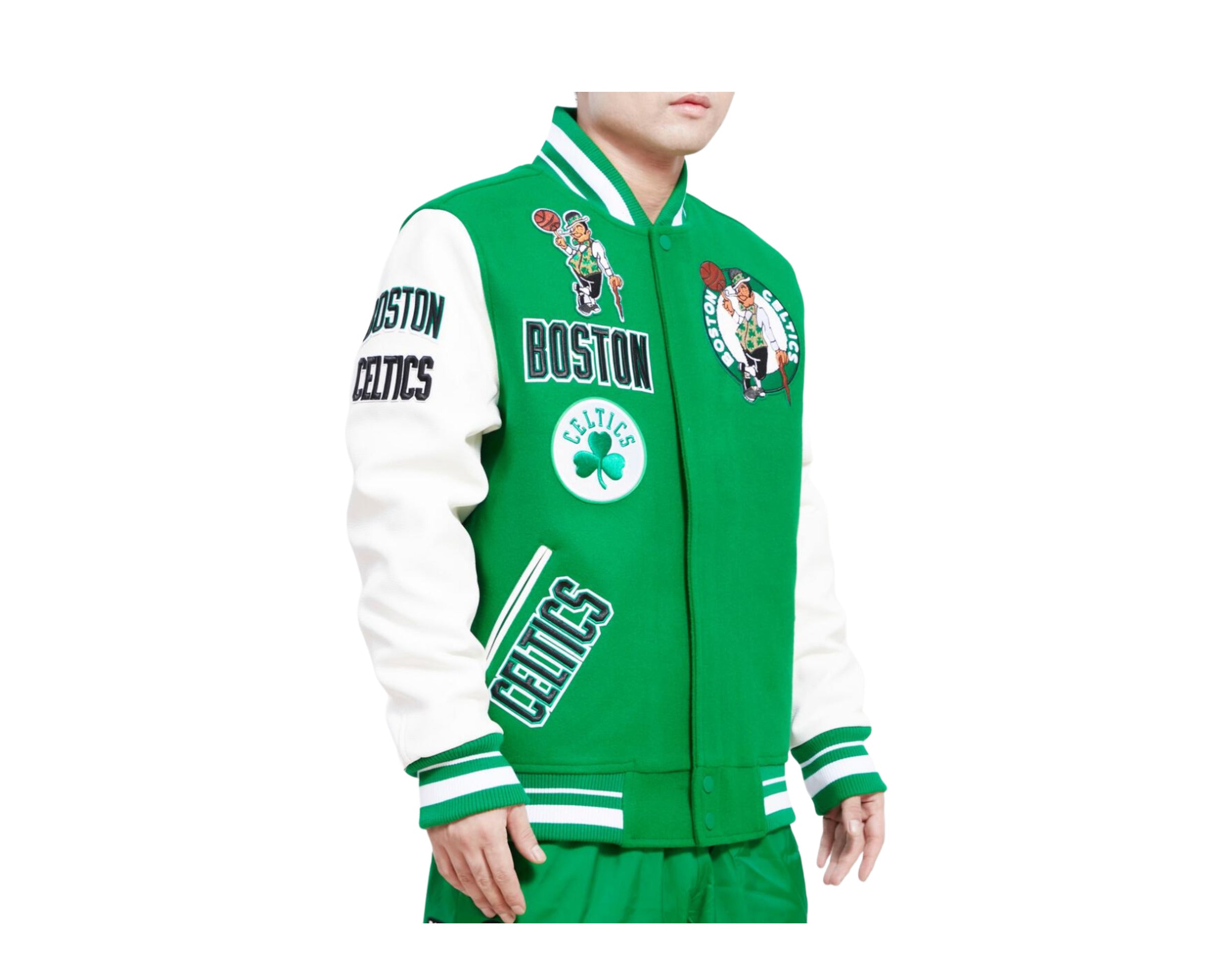 Pro Standard NBA Boston Celtics Retro Classic Varsity Men's Jacket