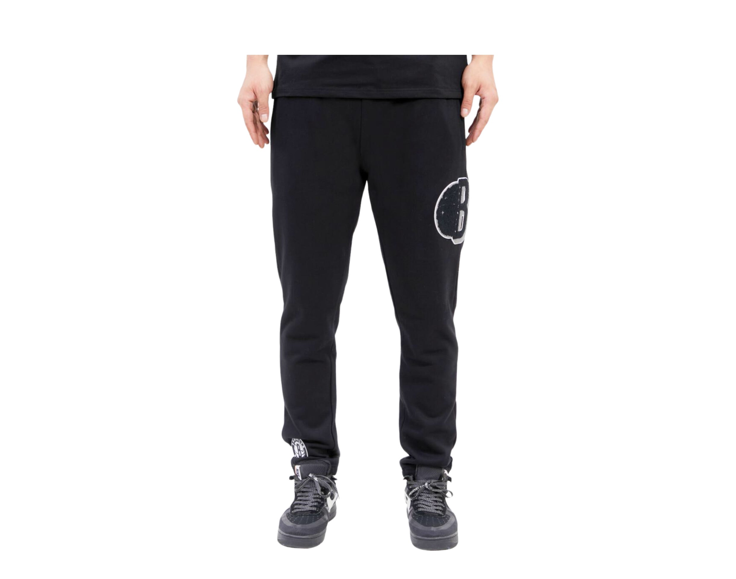 Pro Standard NBA Brooklyn Nets Mash Up Logo Men's Sweatpants