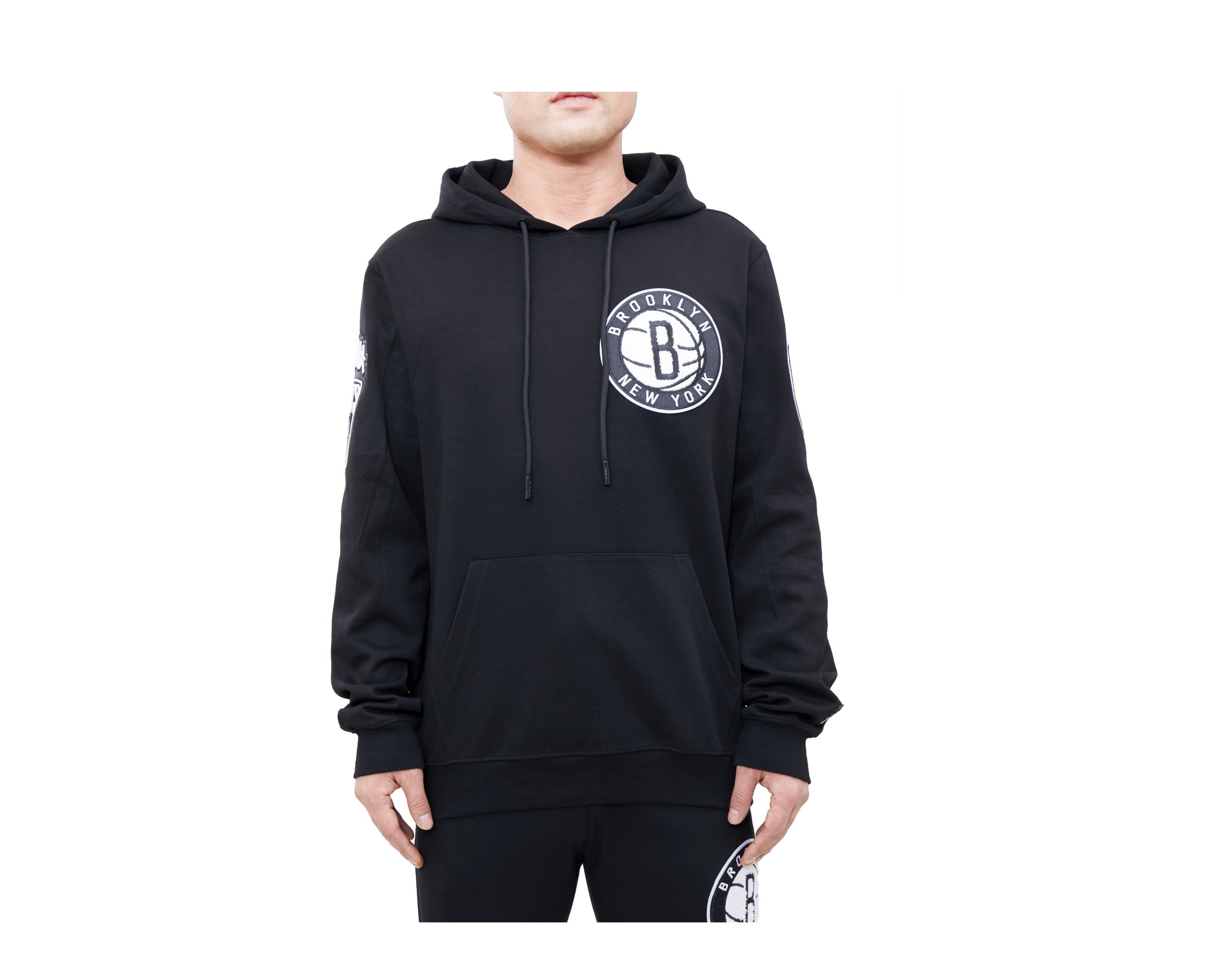 Pro Standard NBA Brooklyn Nets Logo Blended P/O Men's Hoodie